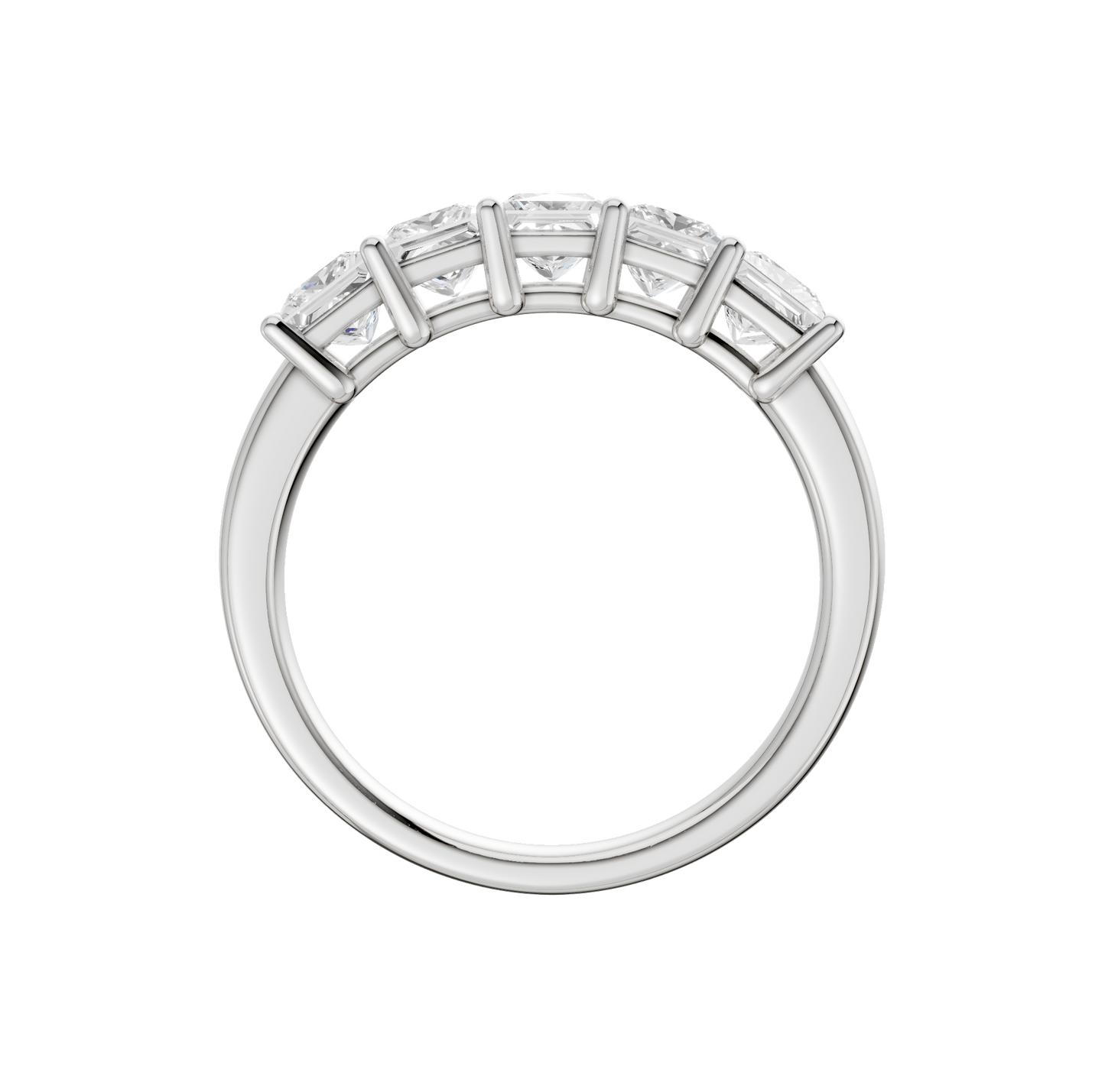 2.00ct Princess Certified Lab Diamond Ring