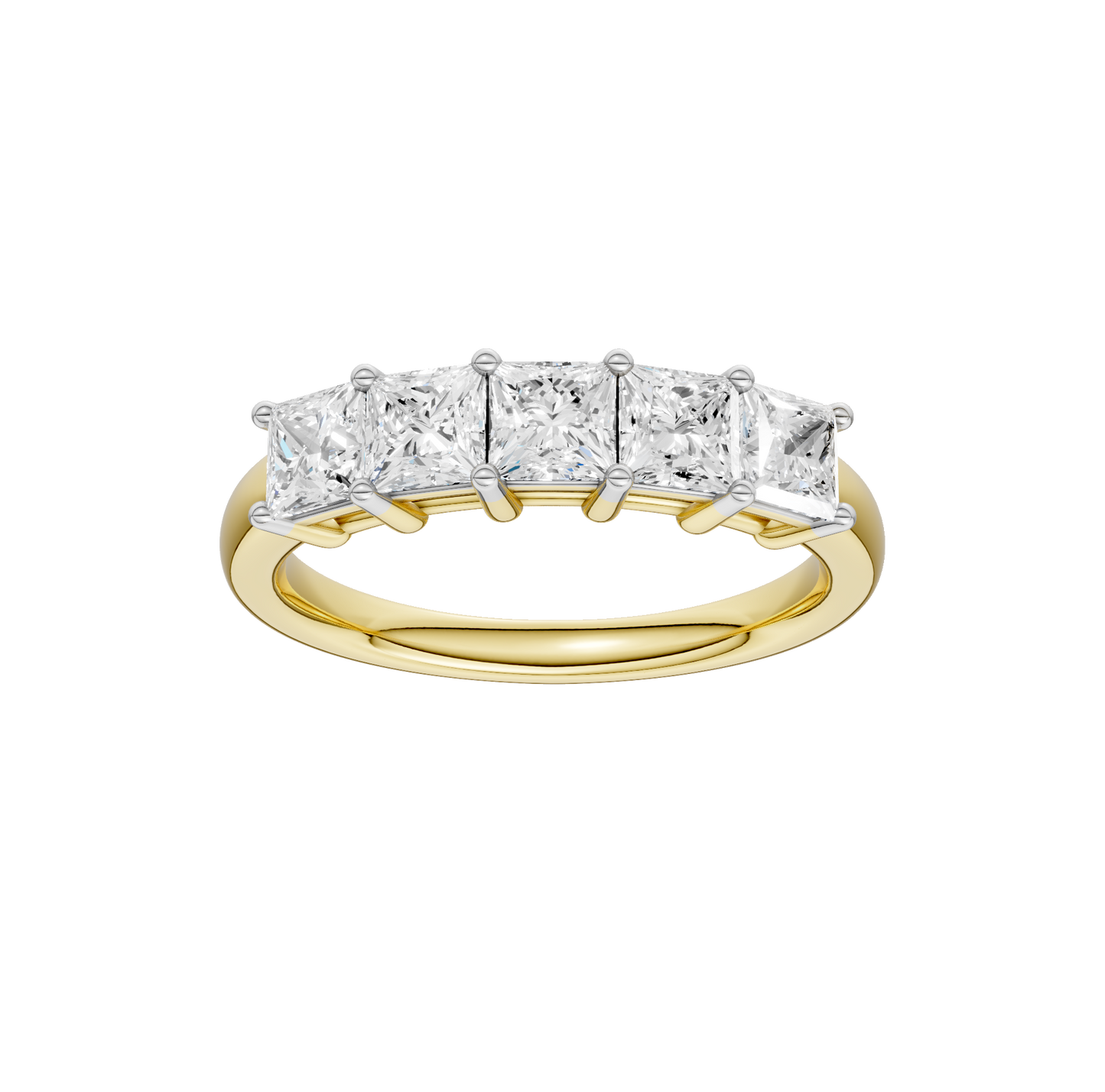 2.00ct Princess Certified Lab Diamond Ring