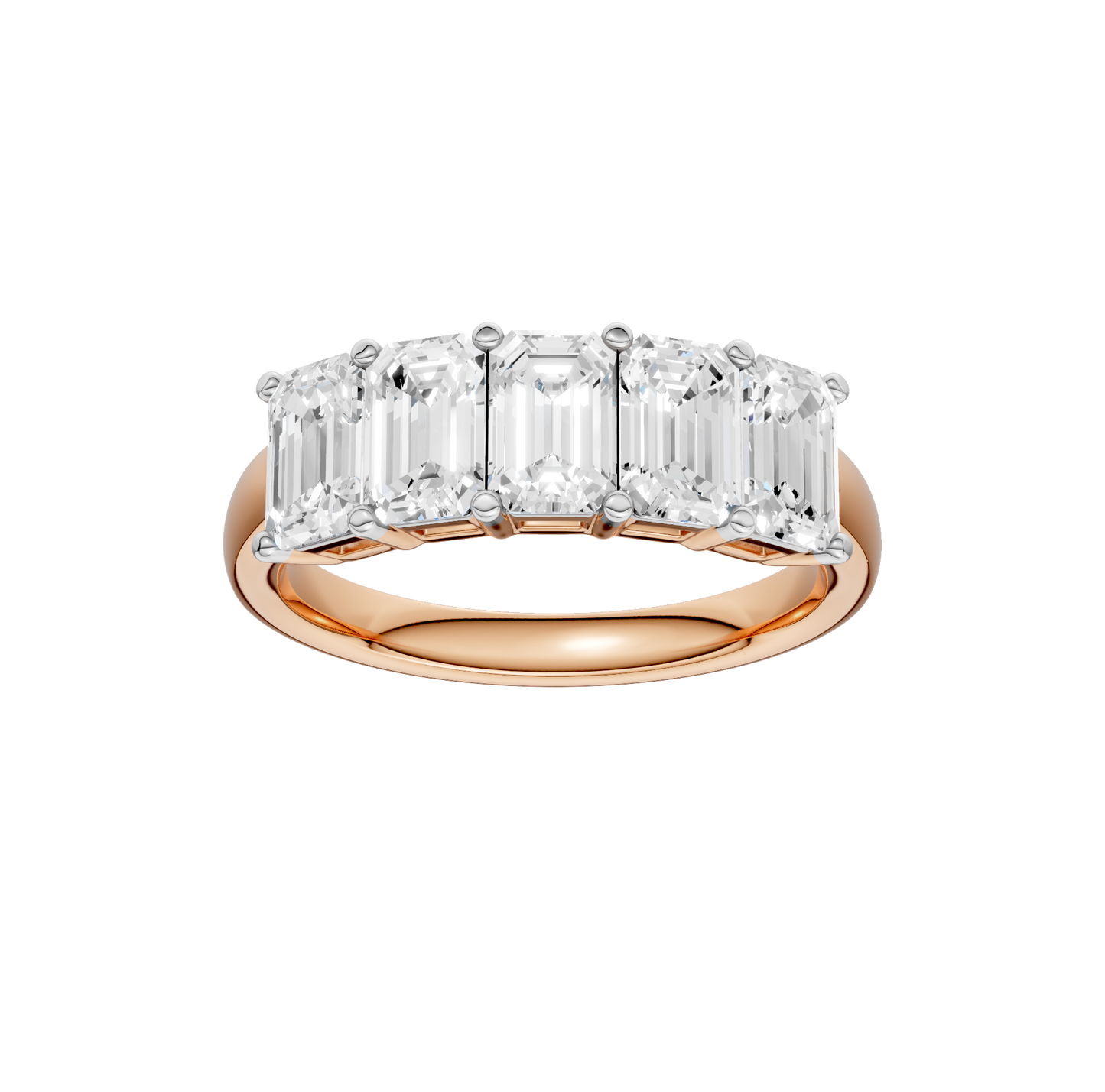 2.00ct Emerald Certified Lab Diamond Ring