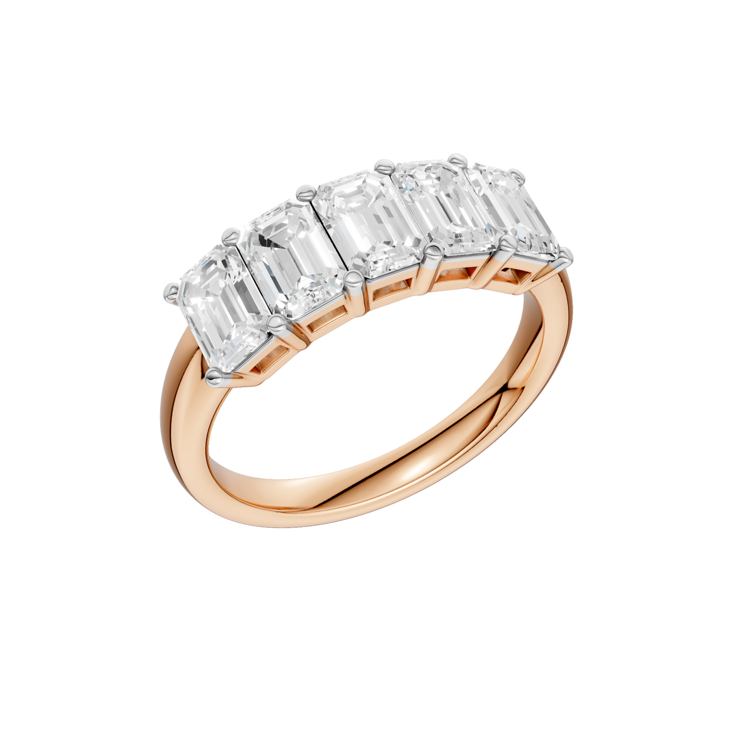 2.00ct Emerald Certified Lab Diamond Ring