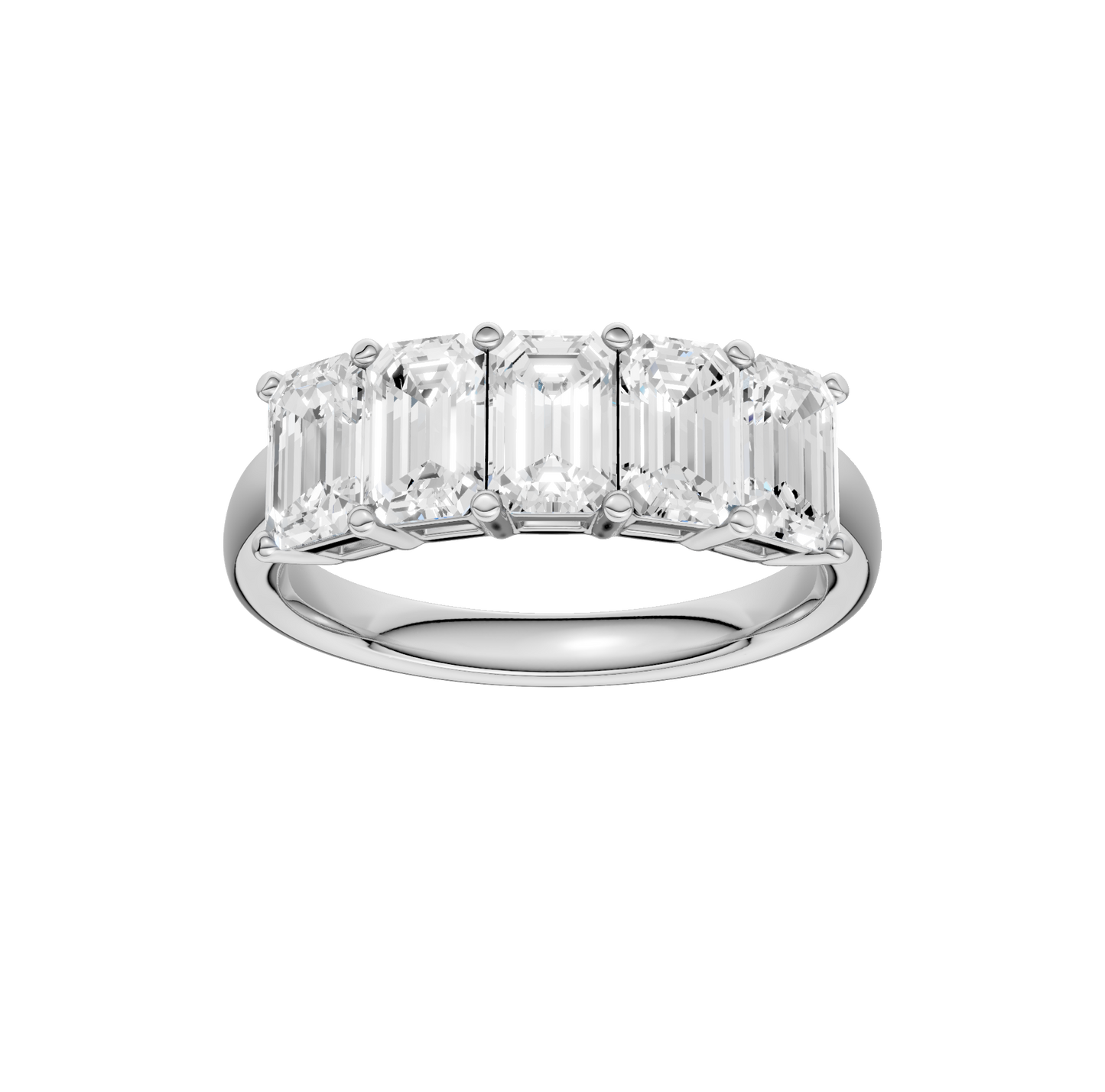 2.00ct Emerald Certified Lab Diamond Ring