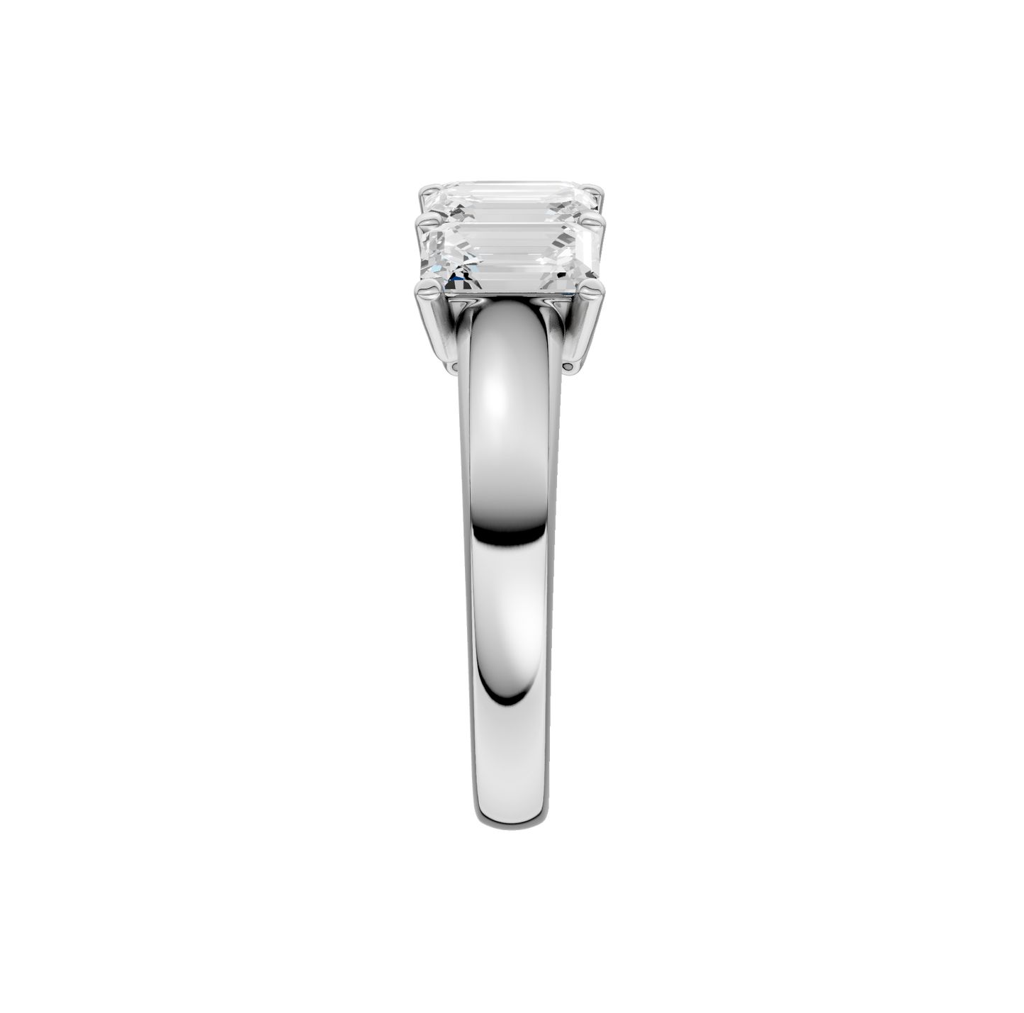 2.00ct Emerald Certified Lab Diamond Ring