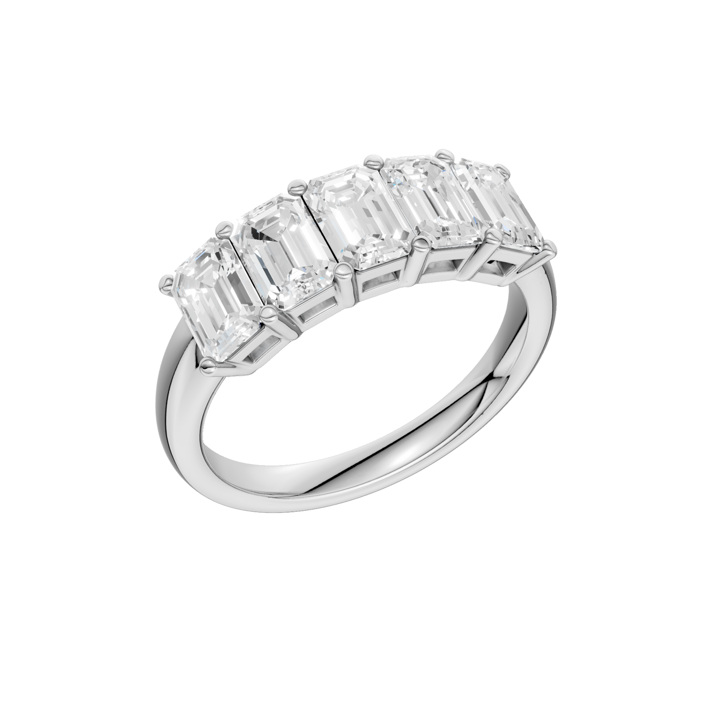 2.00ct Emerald Certified Lab Diamond Ring