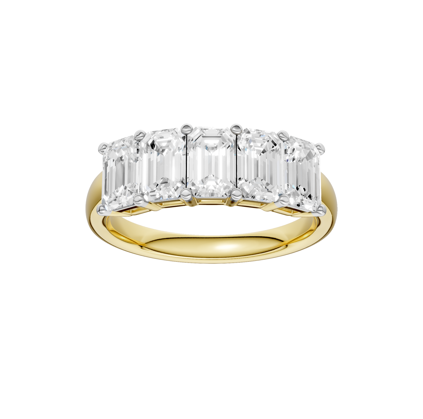 2.00ct Emerald Certified Lab Diamond Ring