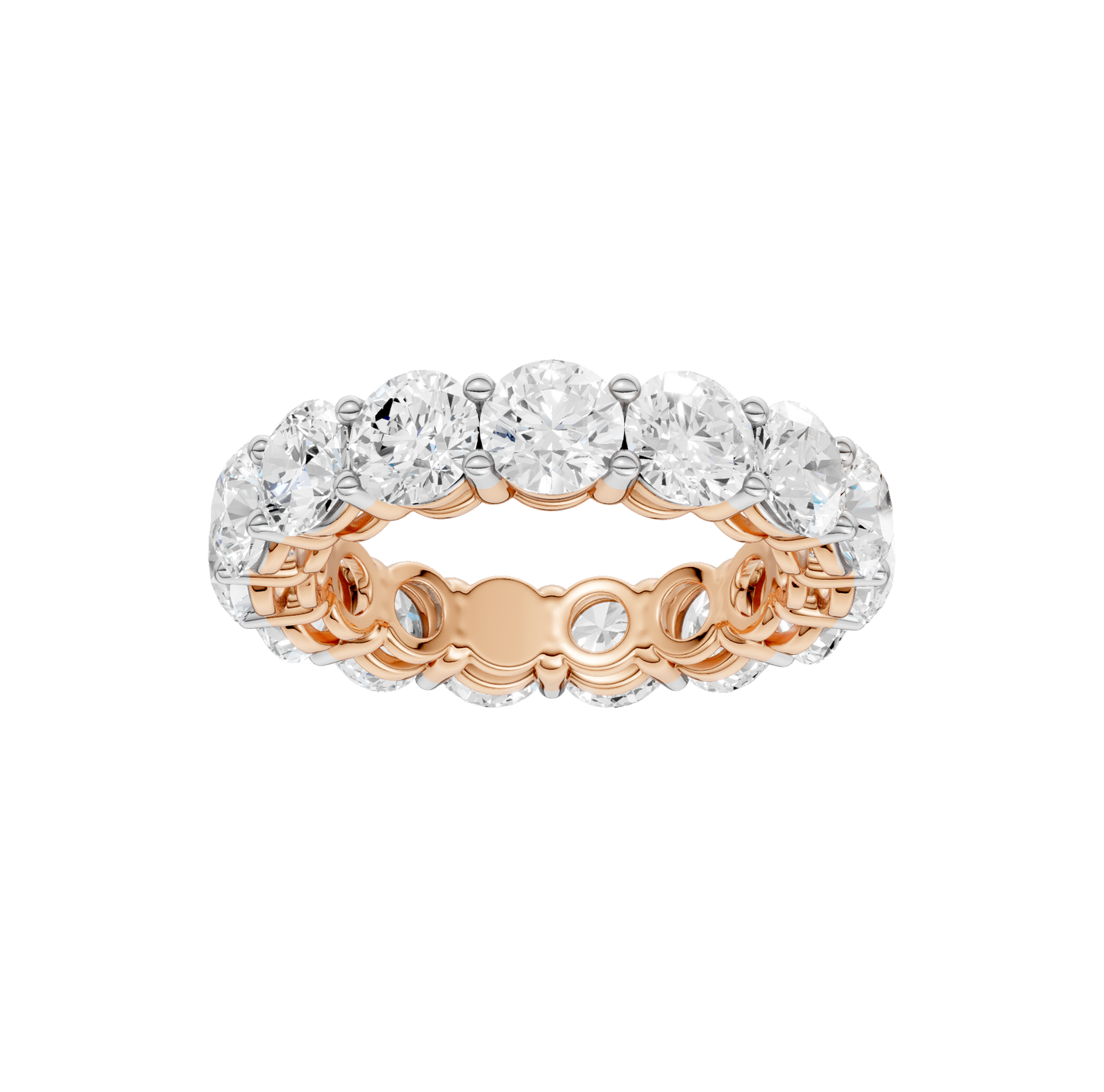 4.95ct Round Certified Lab Diamond Ring