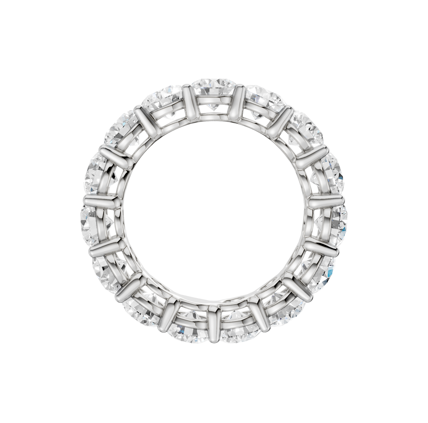 4.95ct Round Certified Lab Diamond Ring