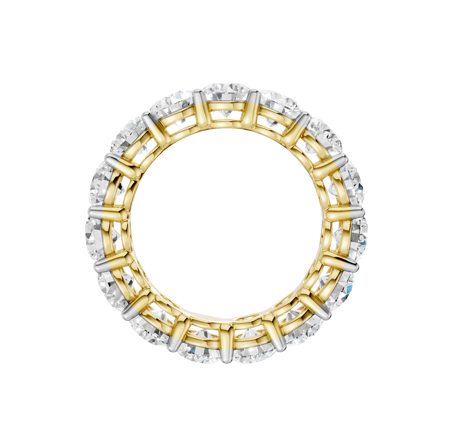 4.95ct Round Certified Lab Diamond Ring