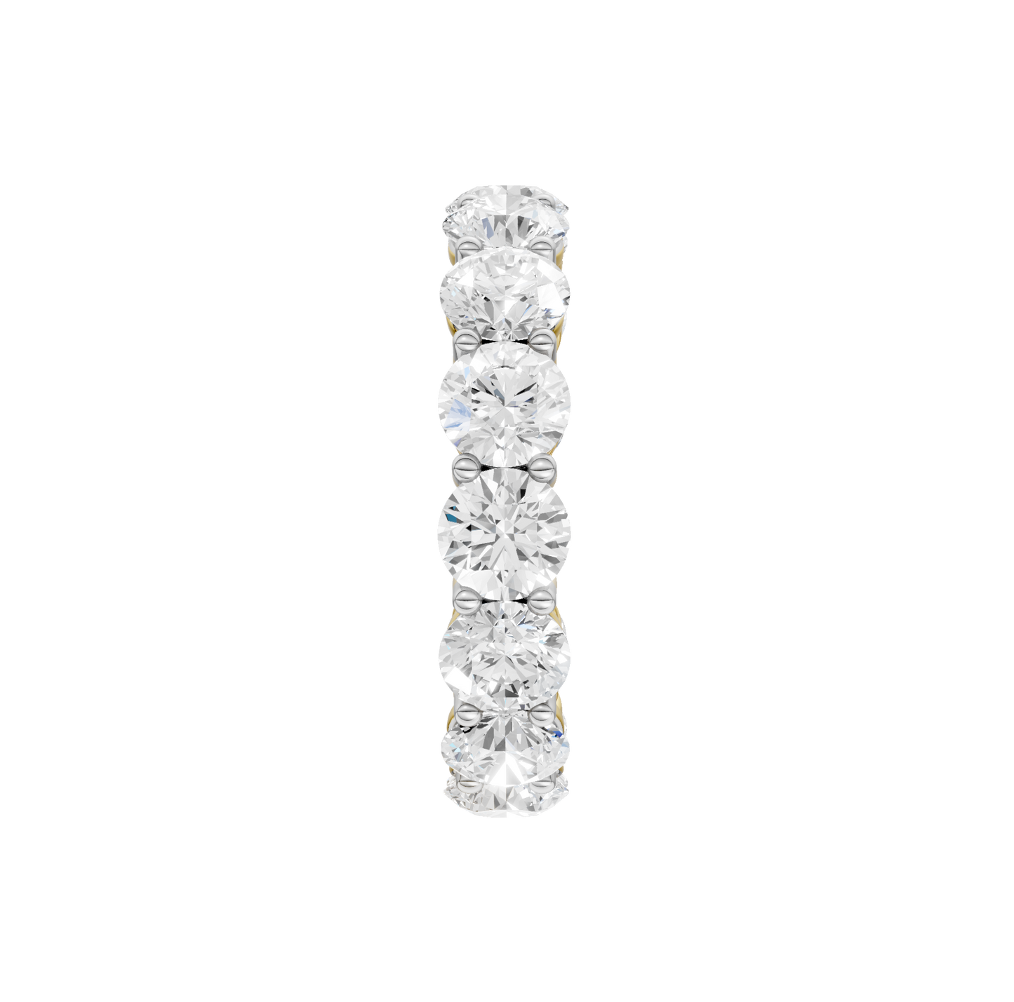 4.95ct Round Certified Lab Diamond Ring