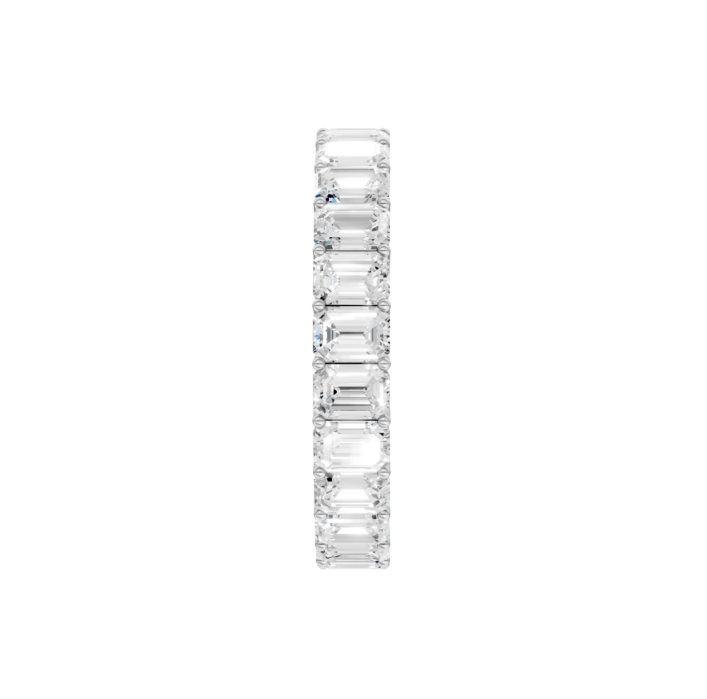 5.00ct Emerald Certified Lab Diamond Ring