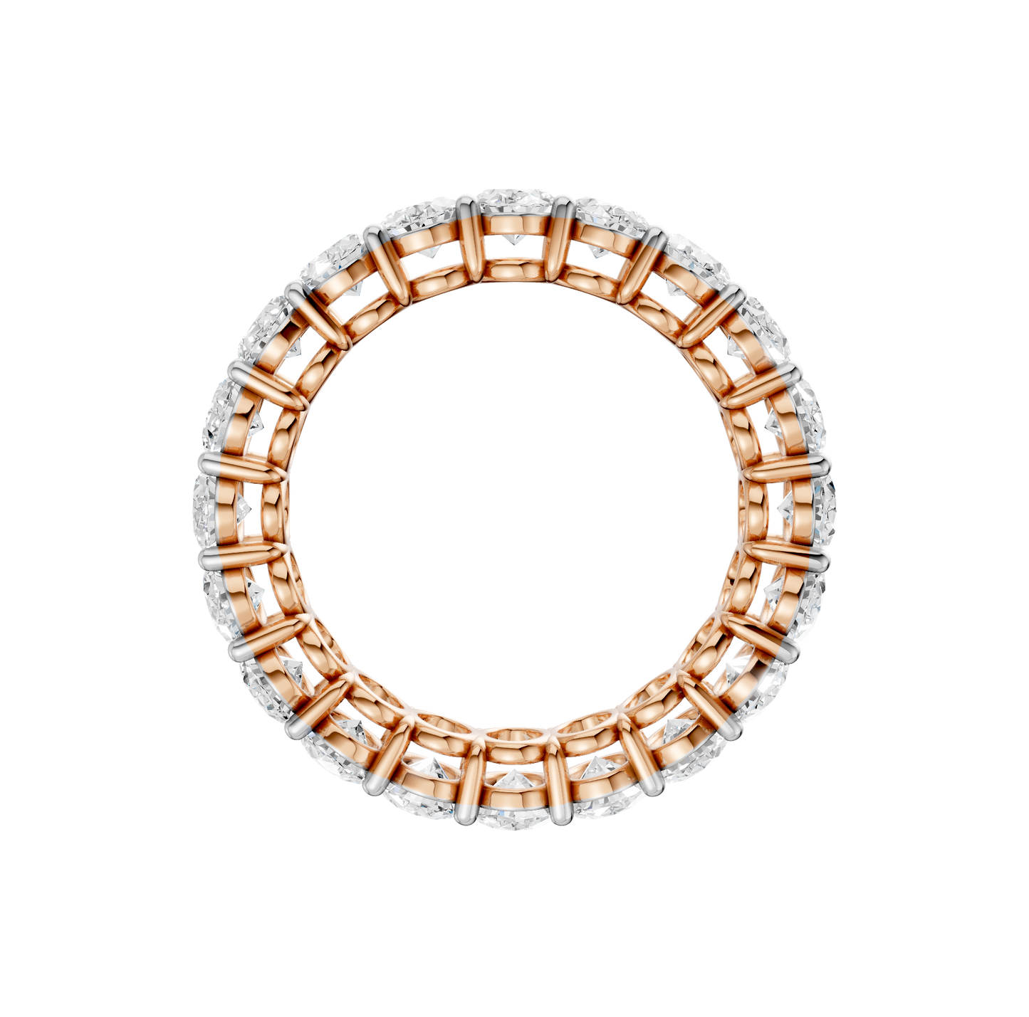 5.00ct Oval Certified Lab Diamond Ring