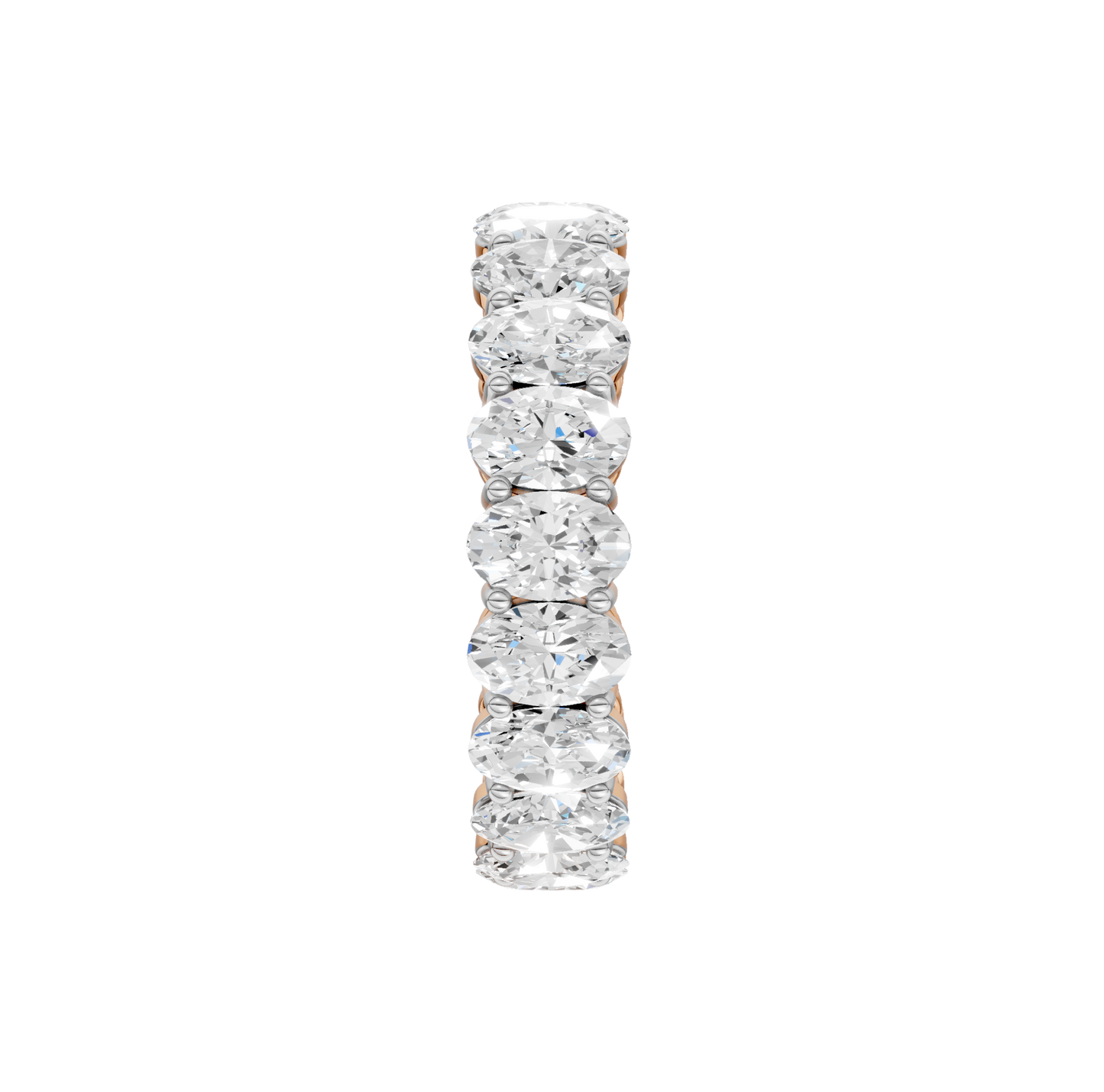 5.00ct Oval Certified Lab Diamond Ring