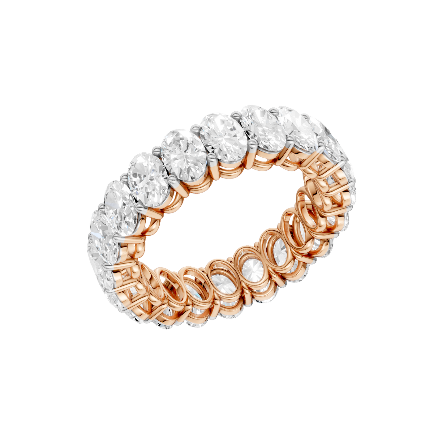 5.00ct Oval Certified Lab Diamond Ring