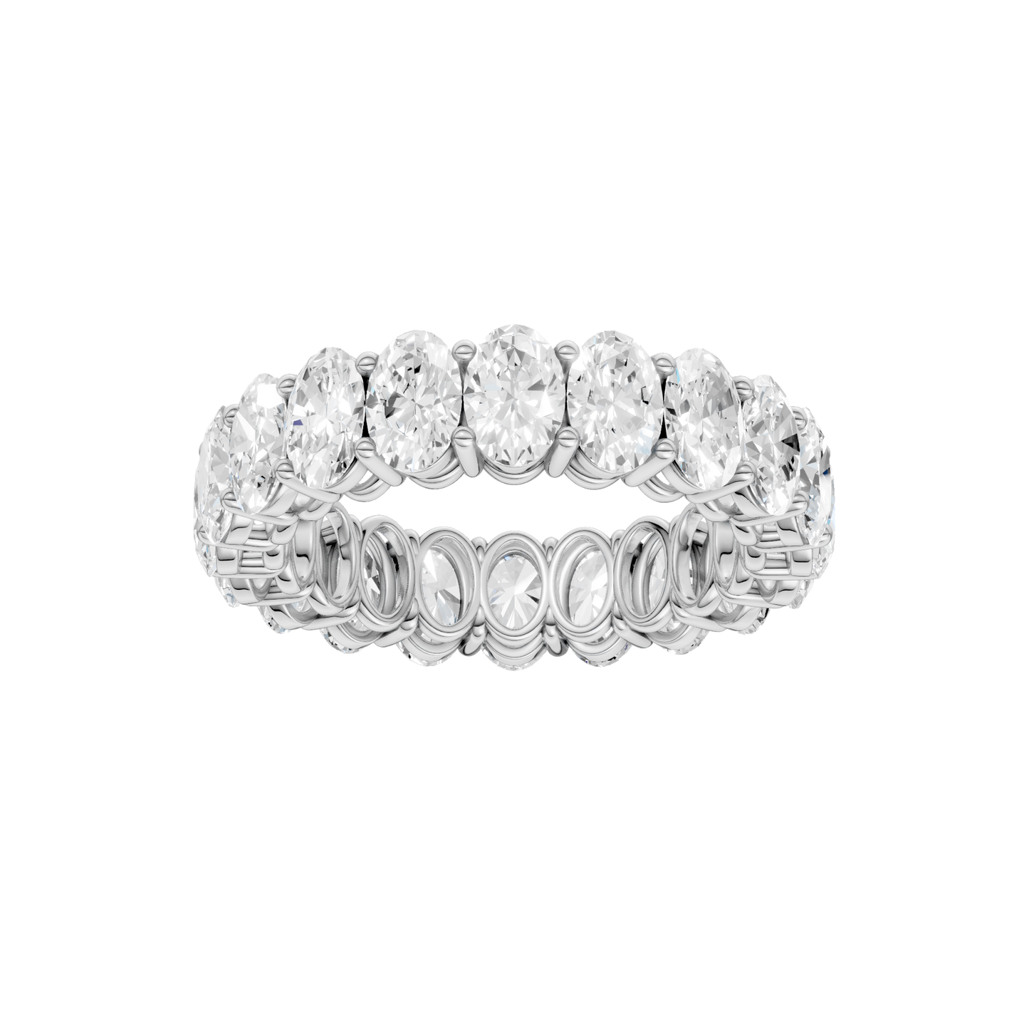 5.00ct Oval Certified Lab Diamond Ring
