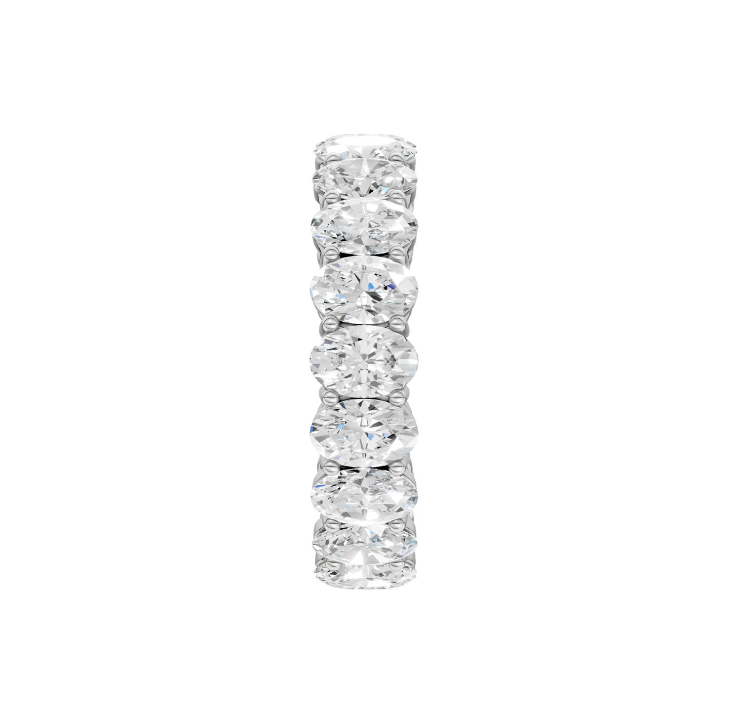 5.00ct Oval Certified Lab Diamond Ring