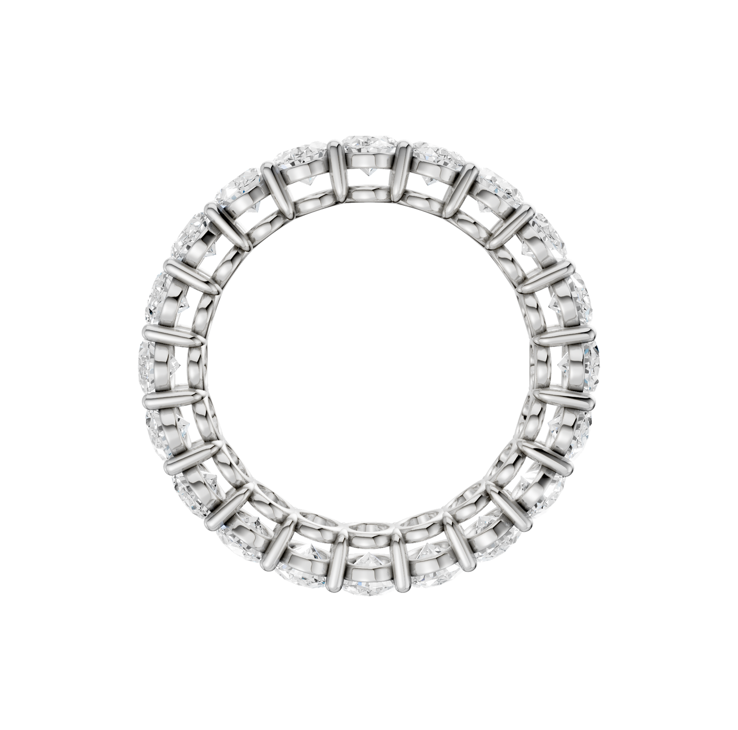 5.00ct Oval Certified Lab Diamond Ring