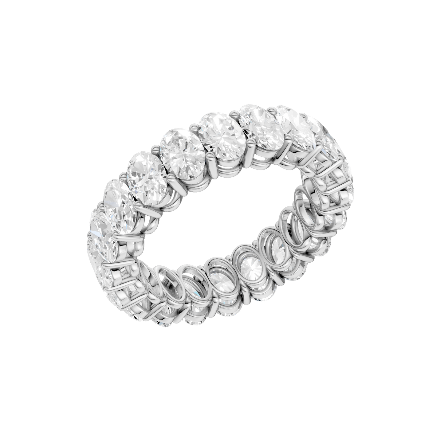 5.00ct Oval Certified Lab Diamond Ring