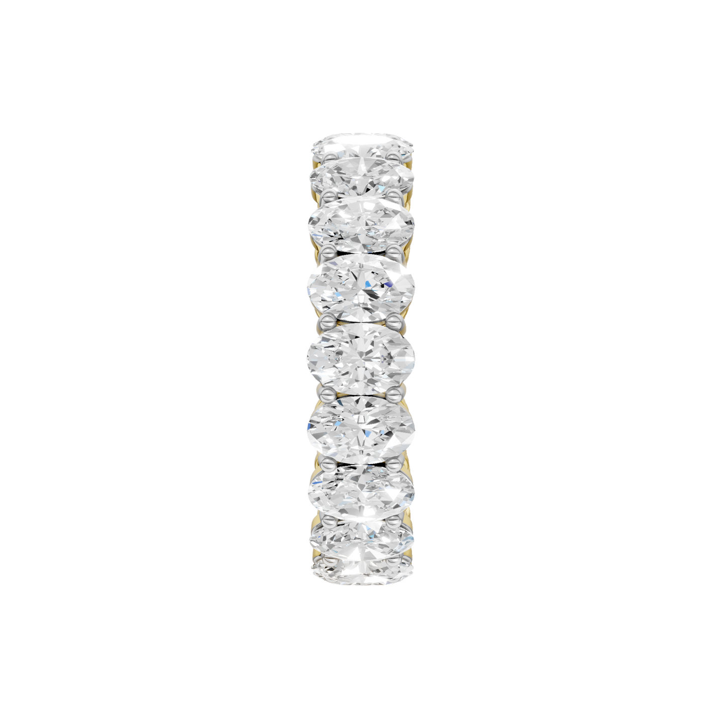 5.00ct Oval Certified Lab Diamond Ring