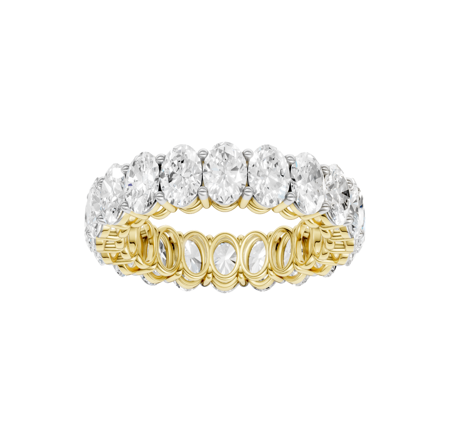 5.00ct Oval Certified Lab Diamond Ring