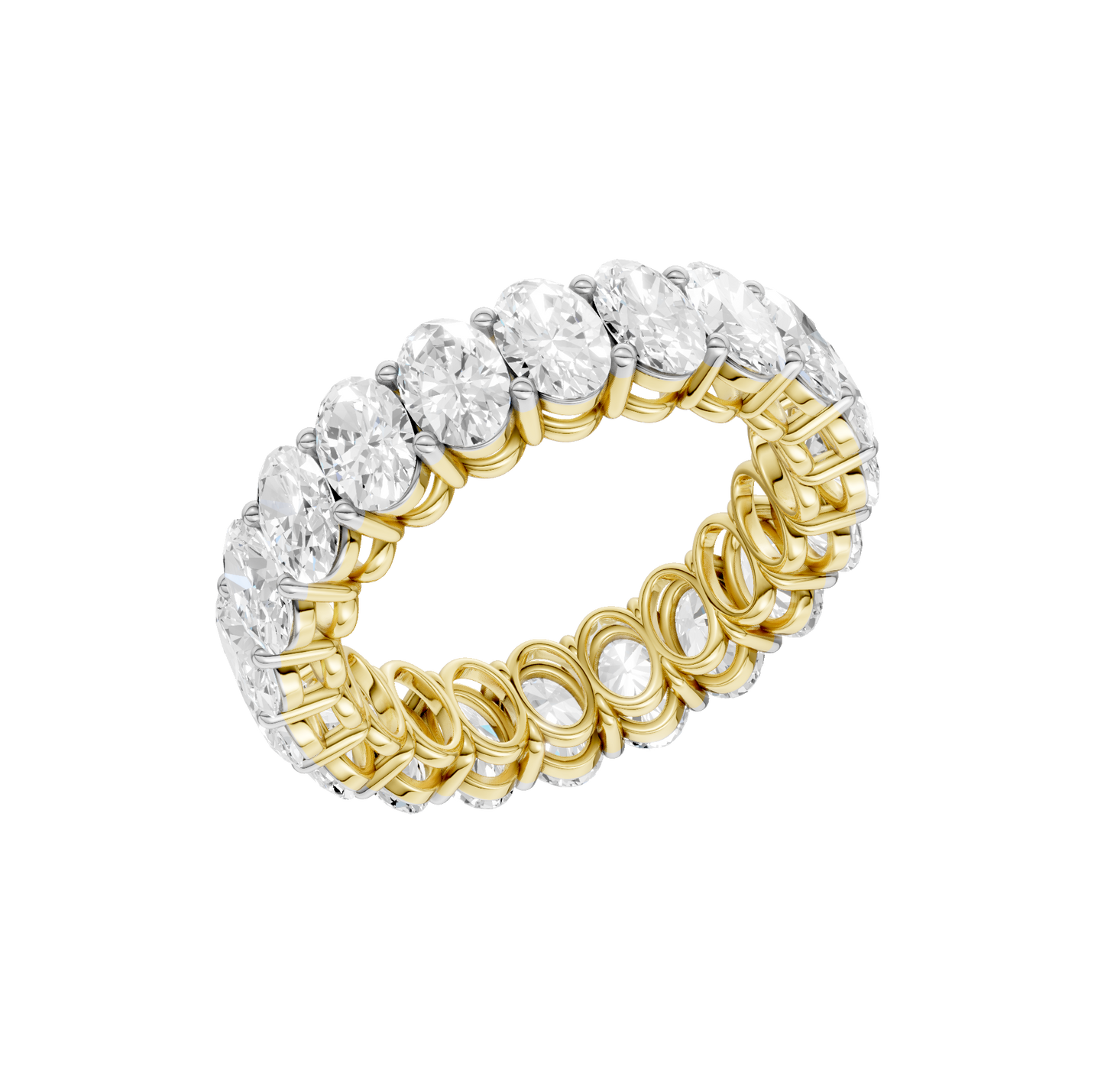 5.00ct Oval Certified Lab Diamond Ring