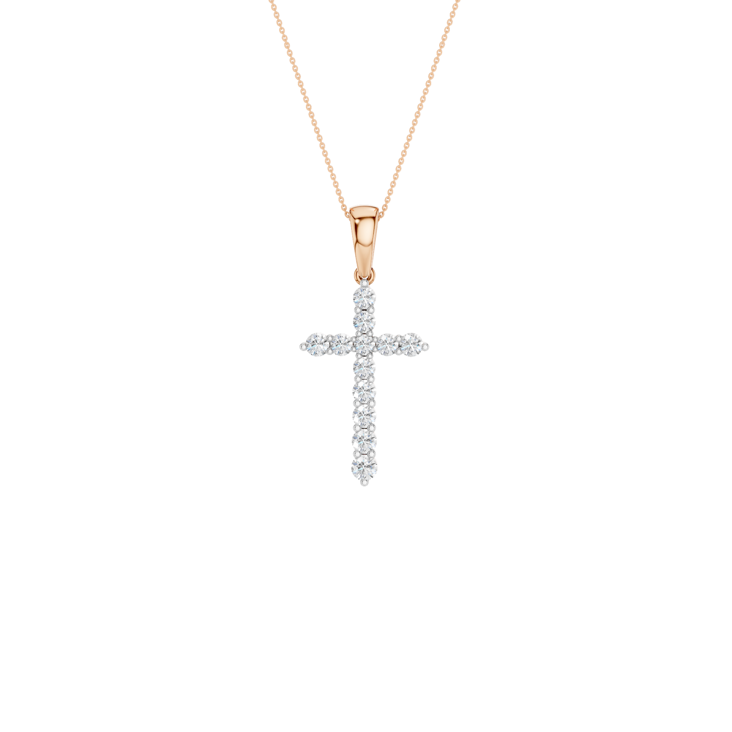 0.25ct Cross Certified Lab Diamond Pendant