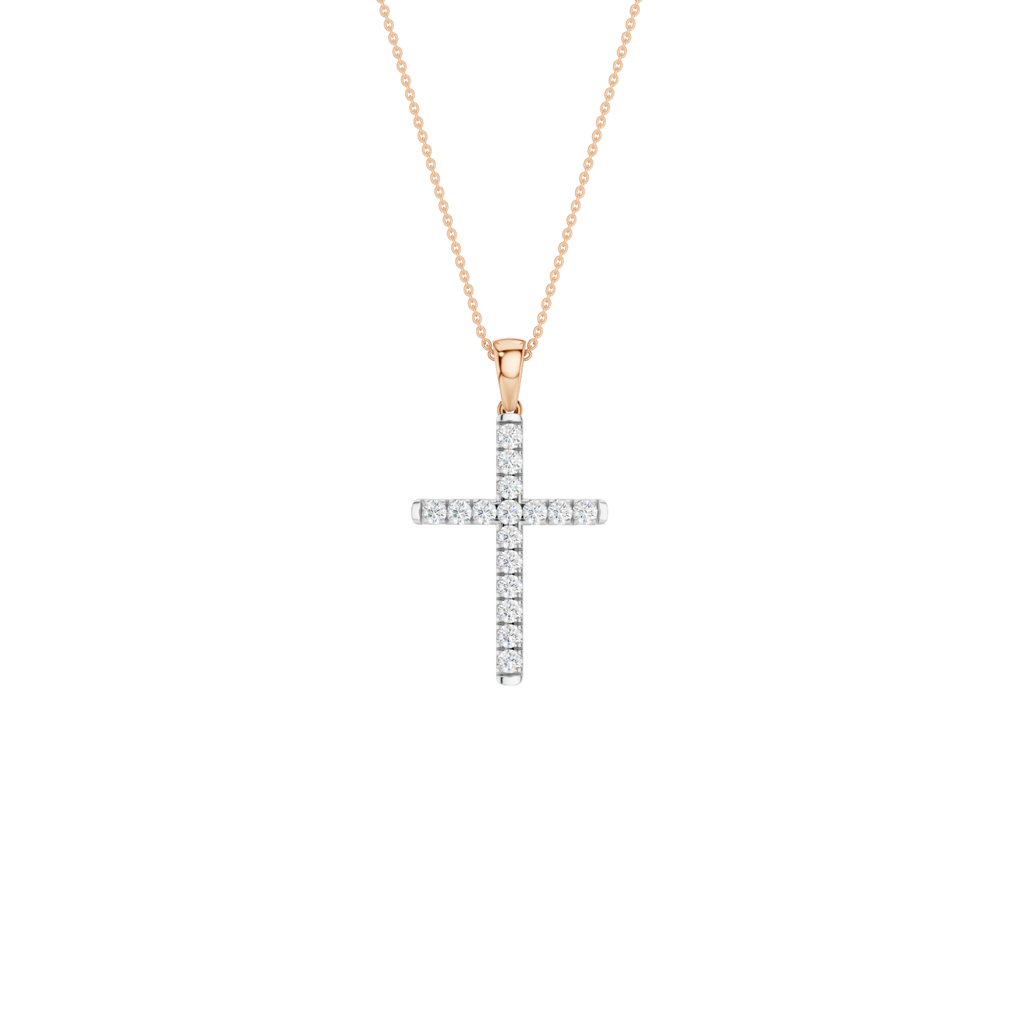 0.25ct Cross Certified Lab Diamond Pendant