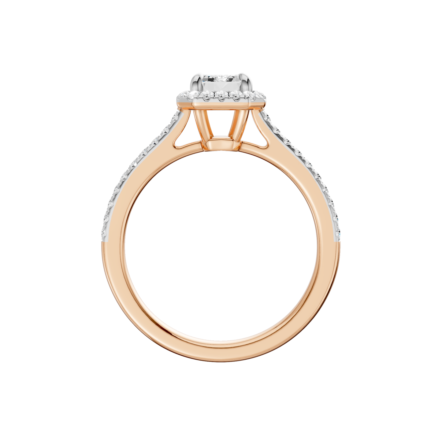 1.25ct Emerald Certified Lab Diamond Ring