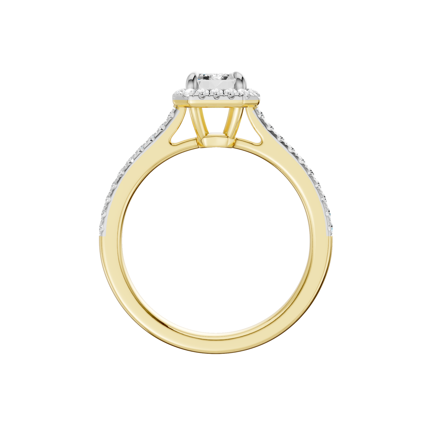 1.25ct Emerald Certified Lab Diamond Ring