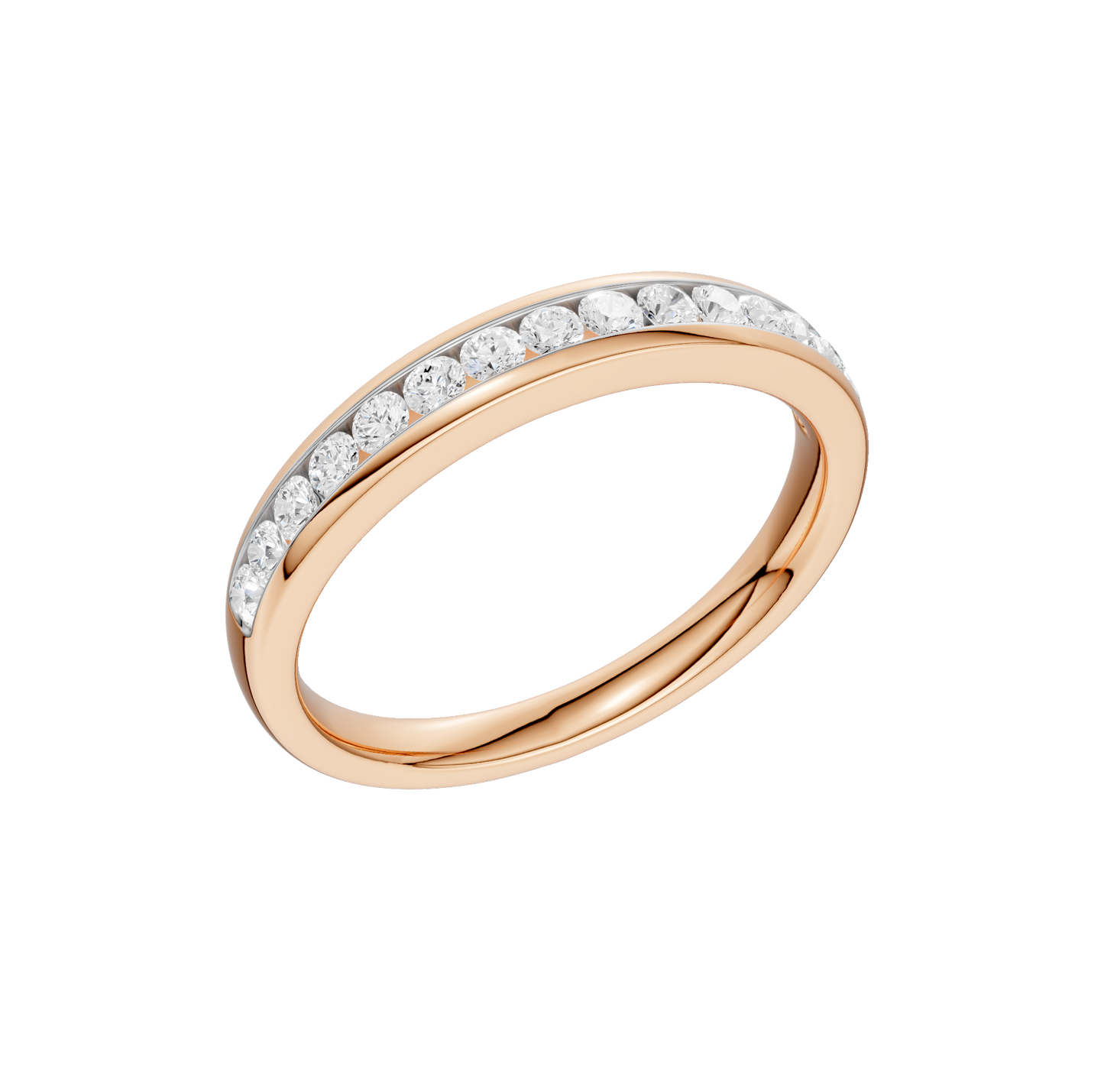 0.33ct Round Certified Lab Diamond Band