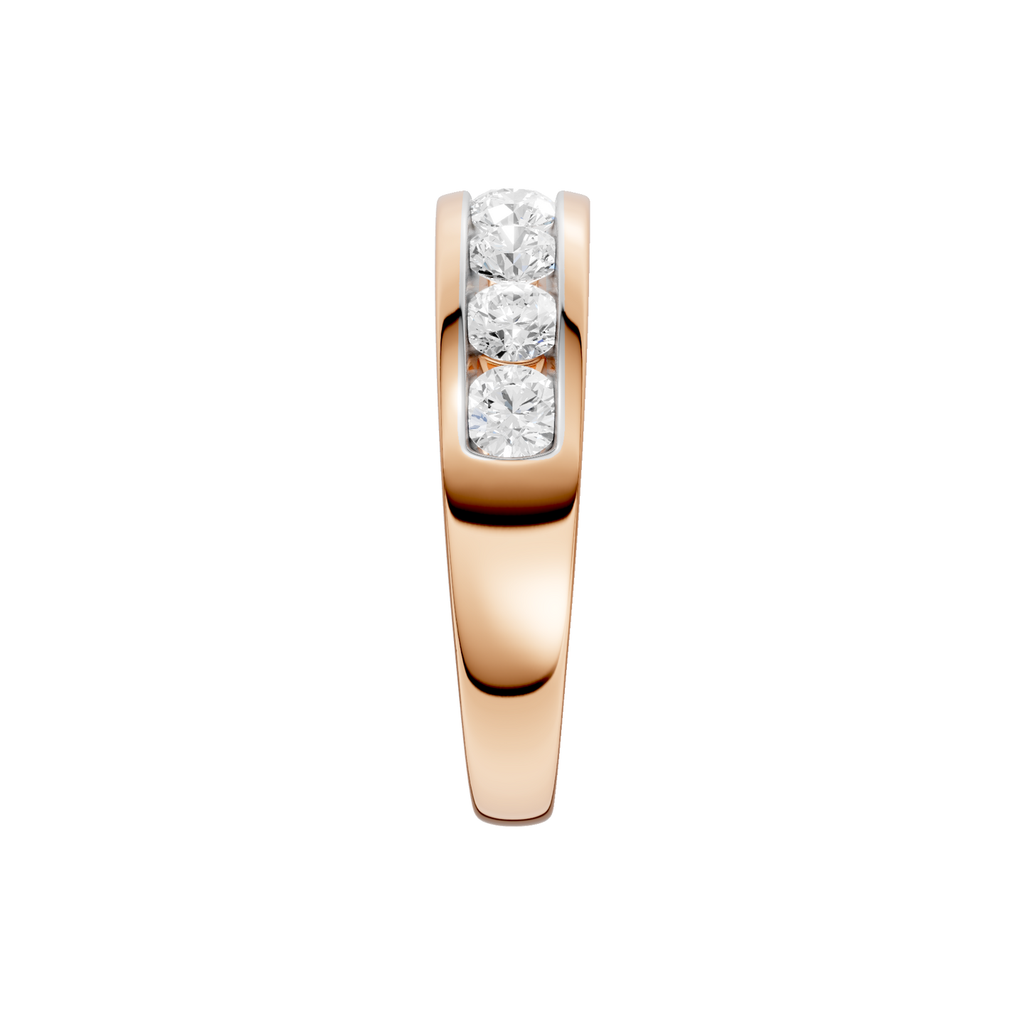 1.00ct Round Certified Lab Diamond Band