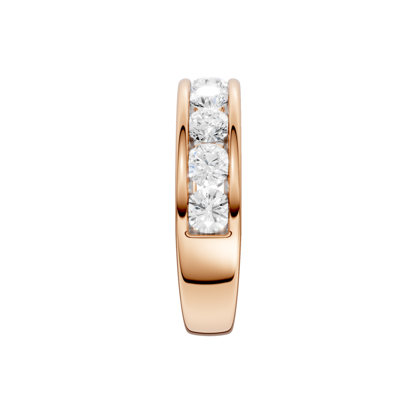 1.50ct Round Certified Lab Diamond Band