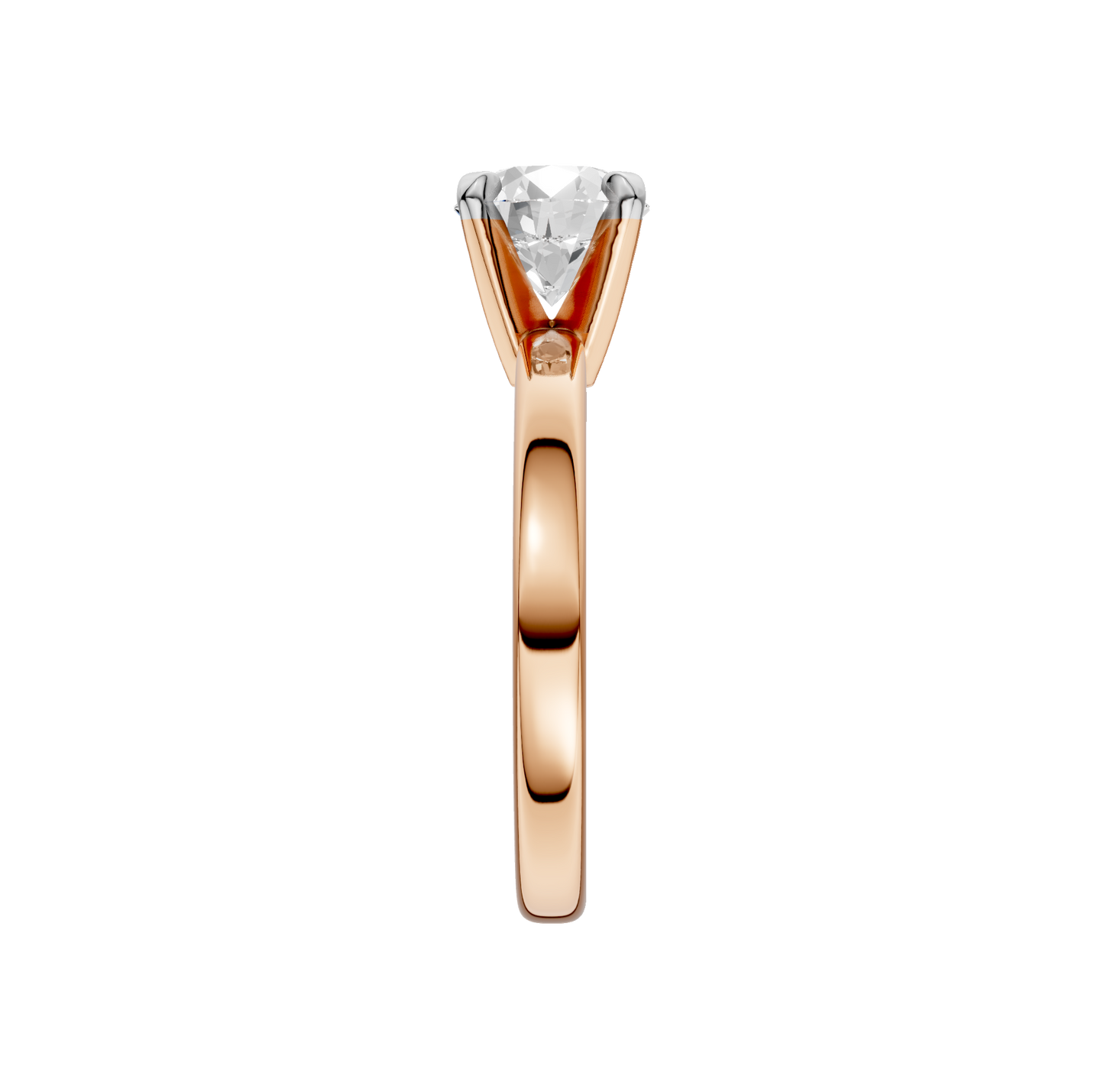 0.50ct Round Certified Solitaire Lab Diamond Ring