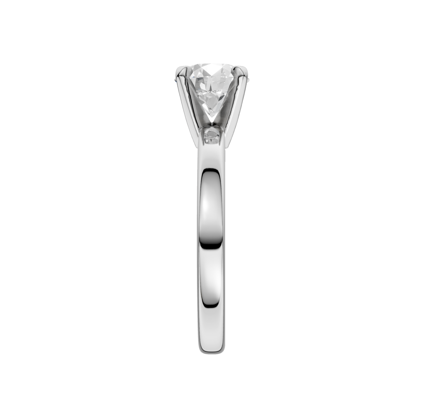 0.50ct Round Certified Solitaire Lab Diamond Ring