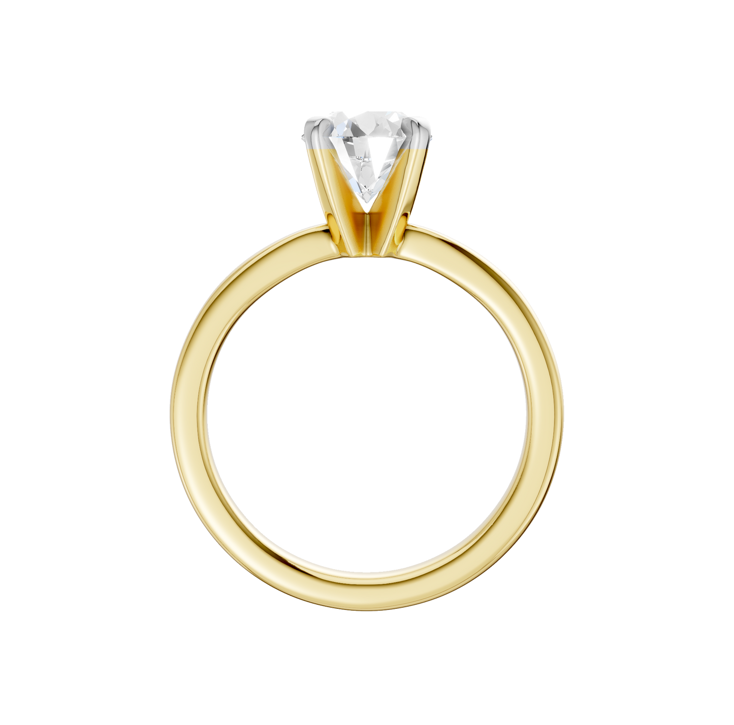 0.50ct Round Certified Solitaire Lab Diamond Ring
