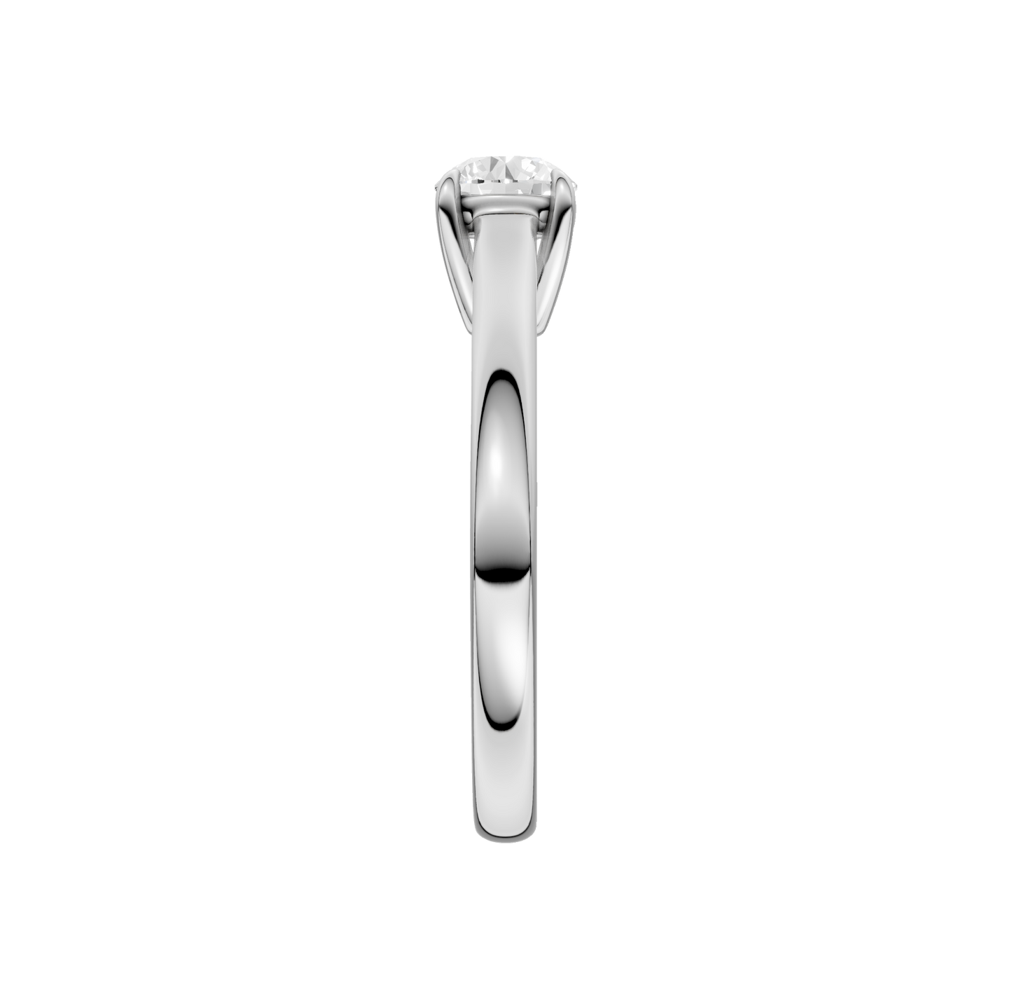 0.75ct Round Certified Solitaire Lab Diamond Ring