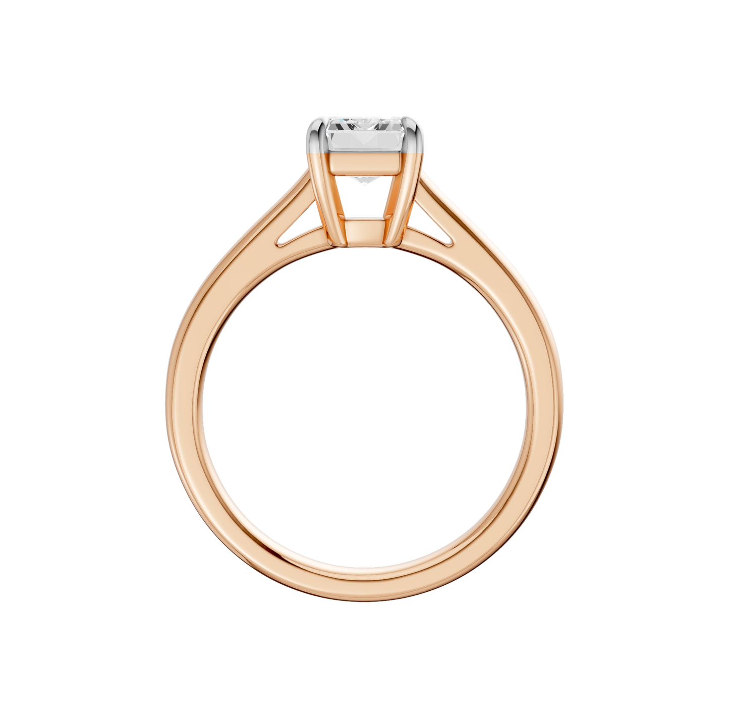 1.50ct Emerald Certified Solitaire Lab Diamond Ring