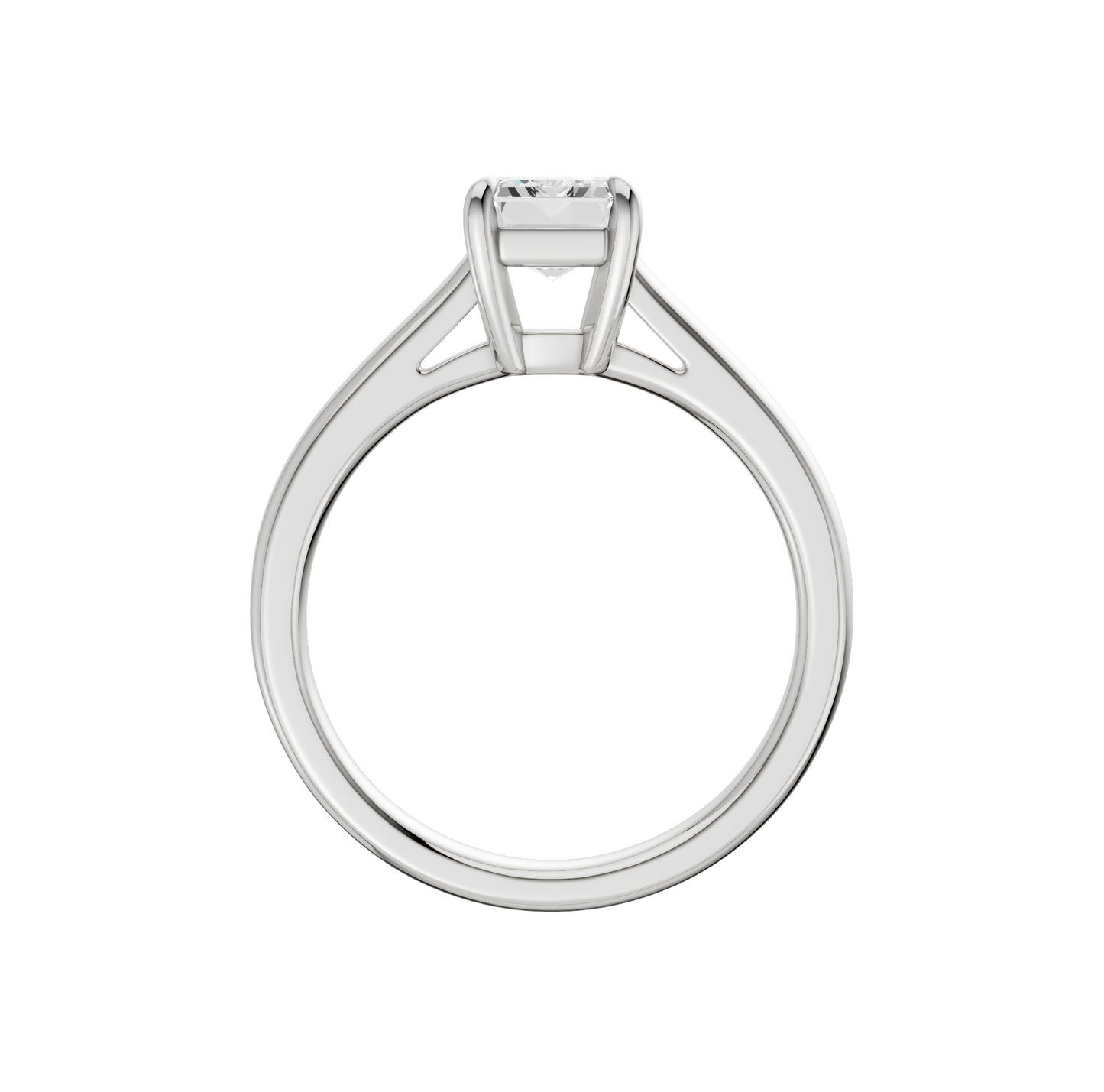 1.50ct Emerald Certified Solitaire Lab Diamond Ring