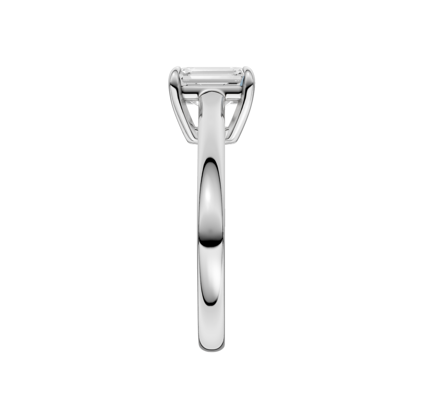 1.50ct Emerald Certified Solitaire Lab Diamond Ring