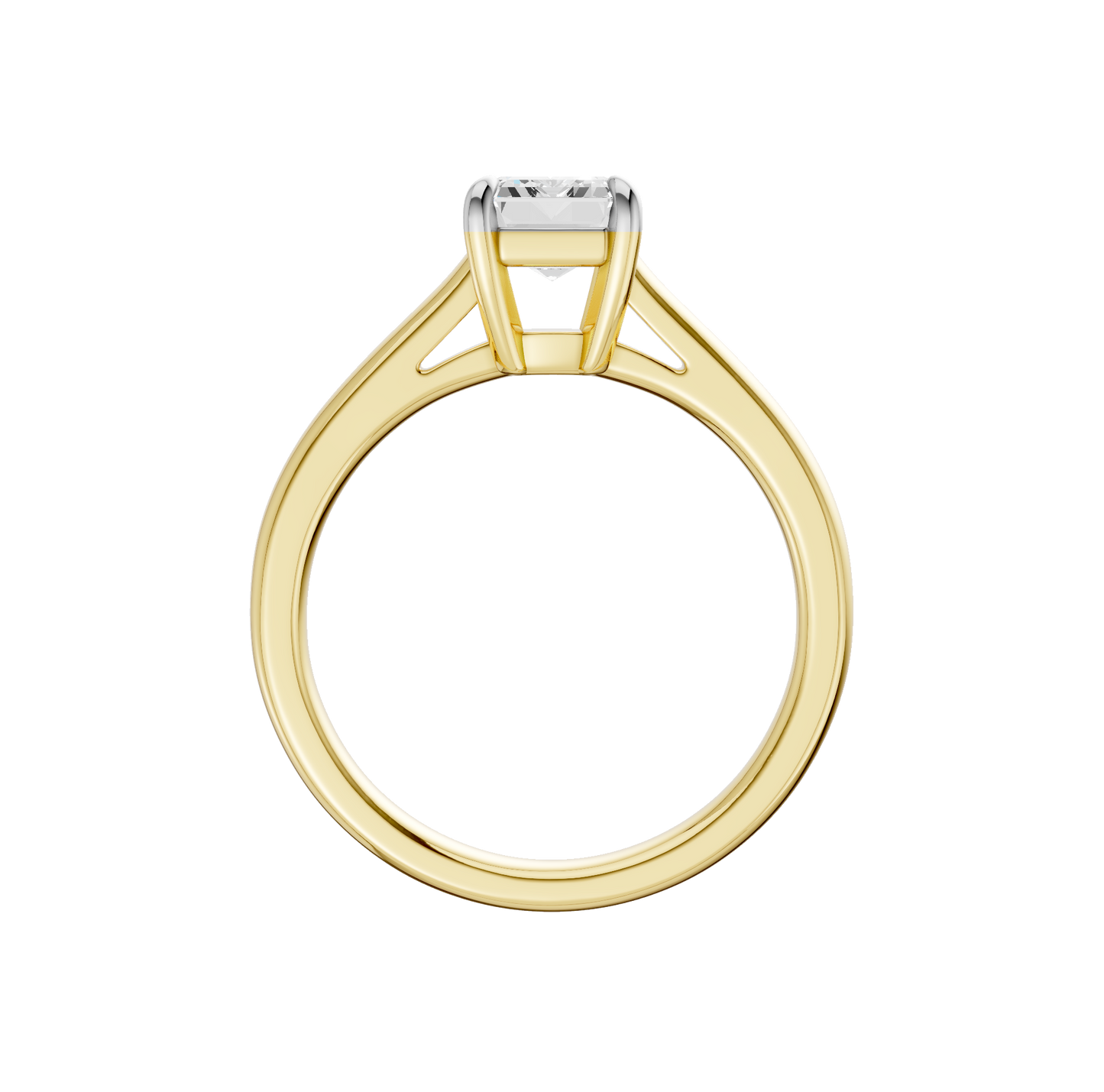 1.50ct Emerald Certified Solitaire Lab Diamond Ring
