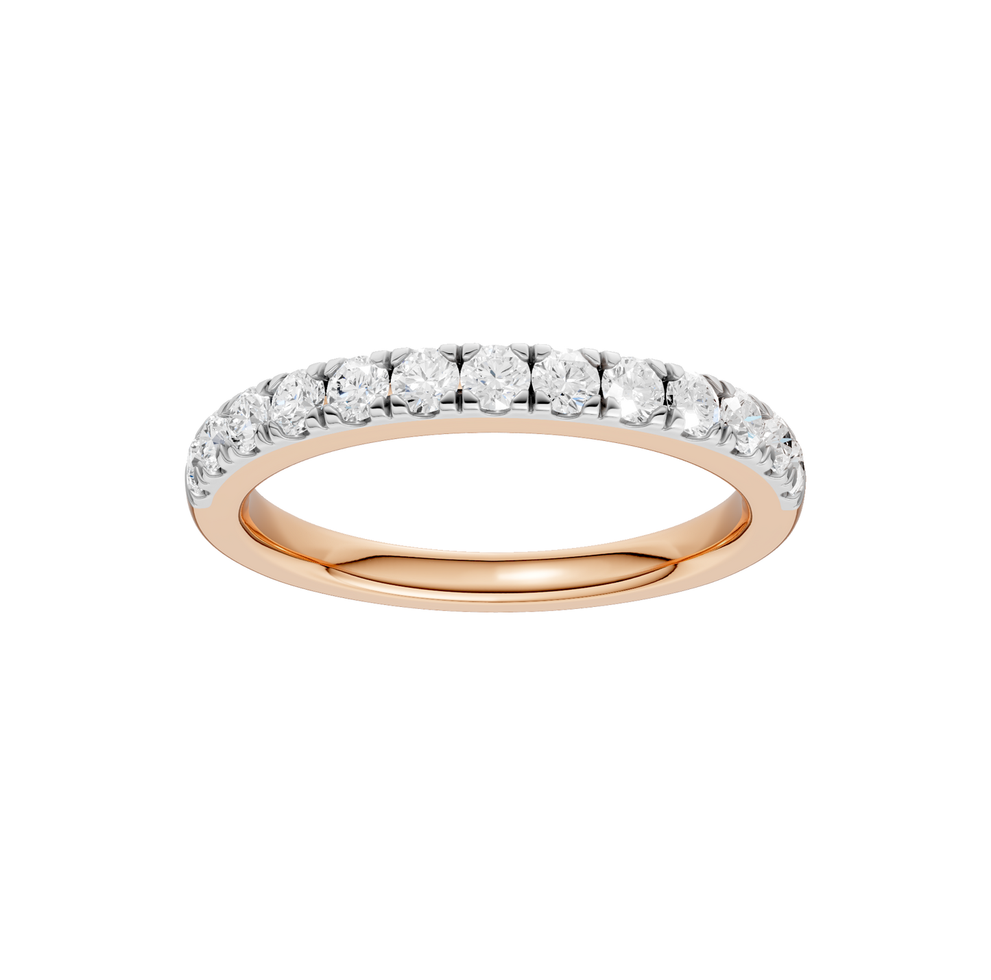 0.50ct Round Certified Lab Diamond Band