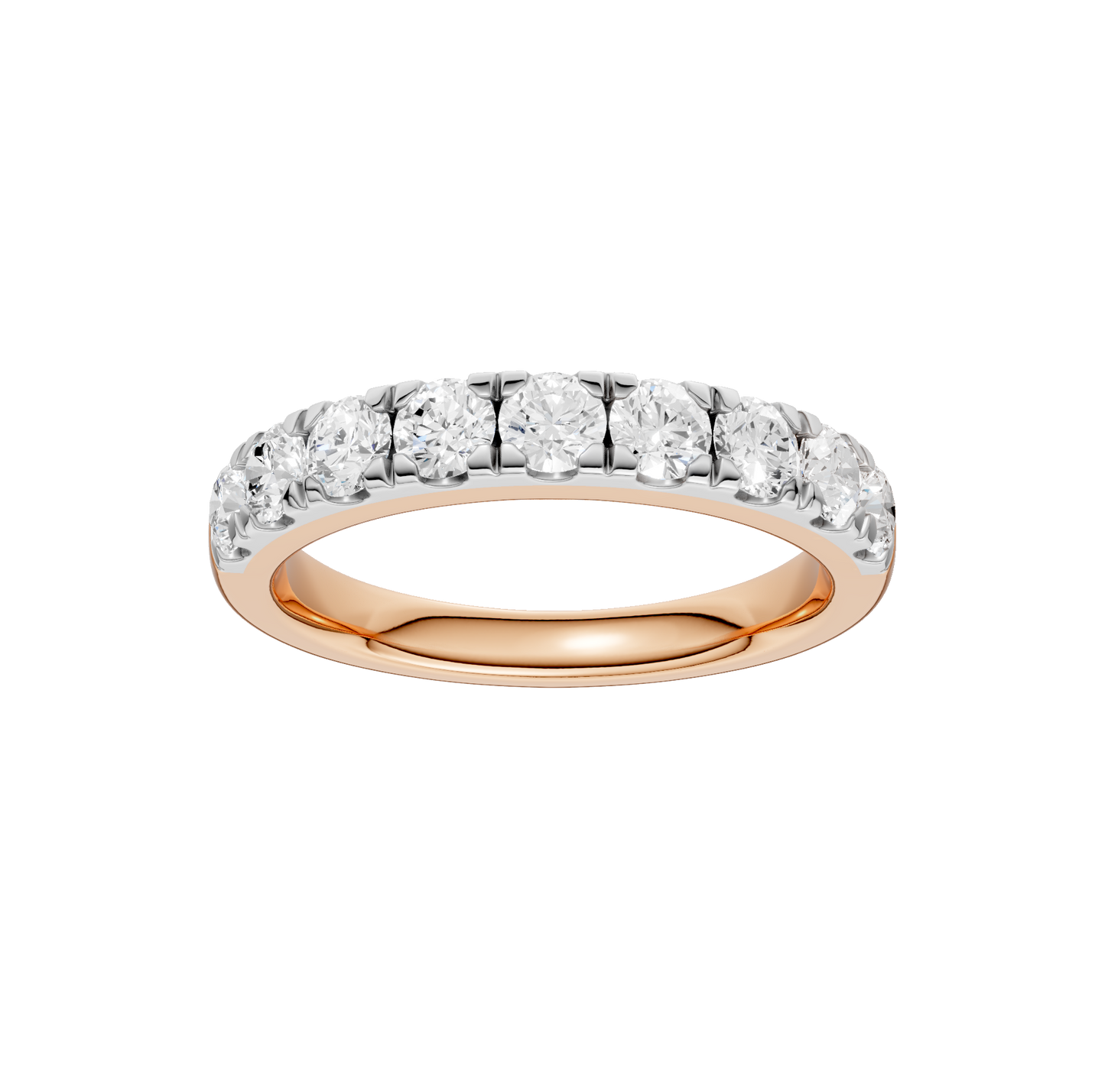1.00ct Round Certified Lab Diamond Ring