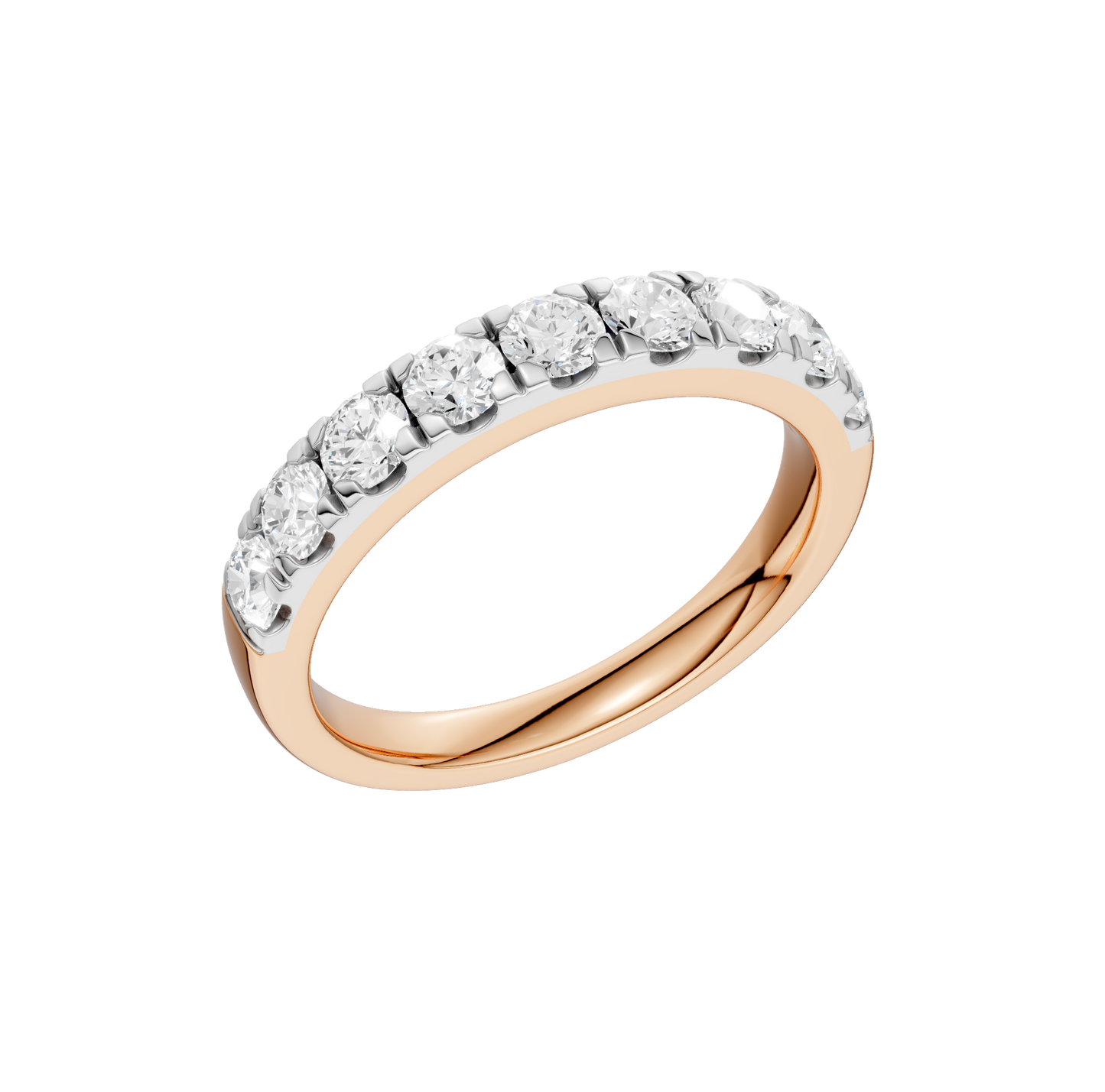 1.00ct Round Certified Lab Diamond Ring