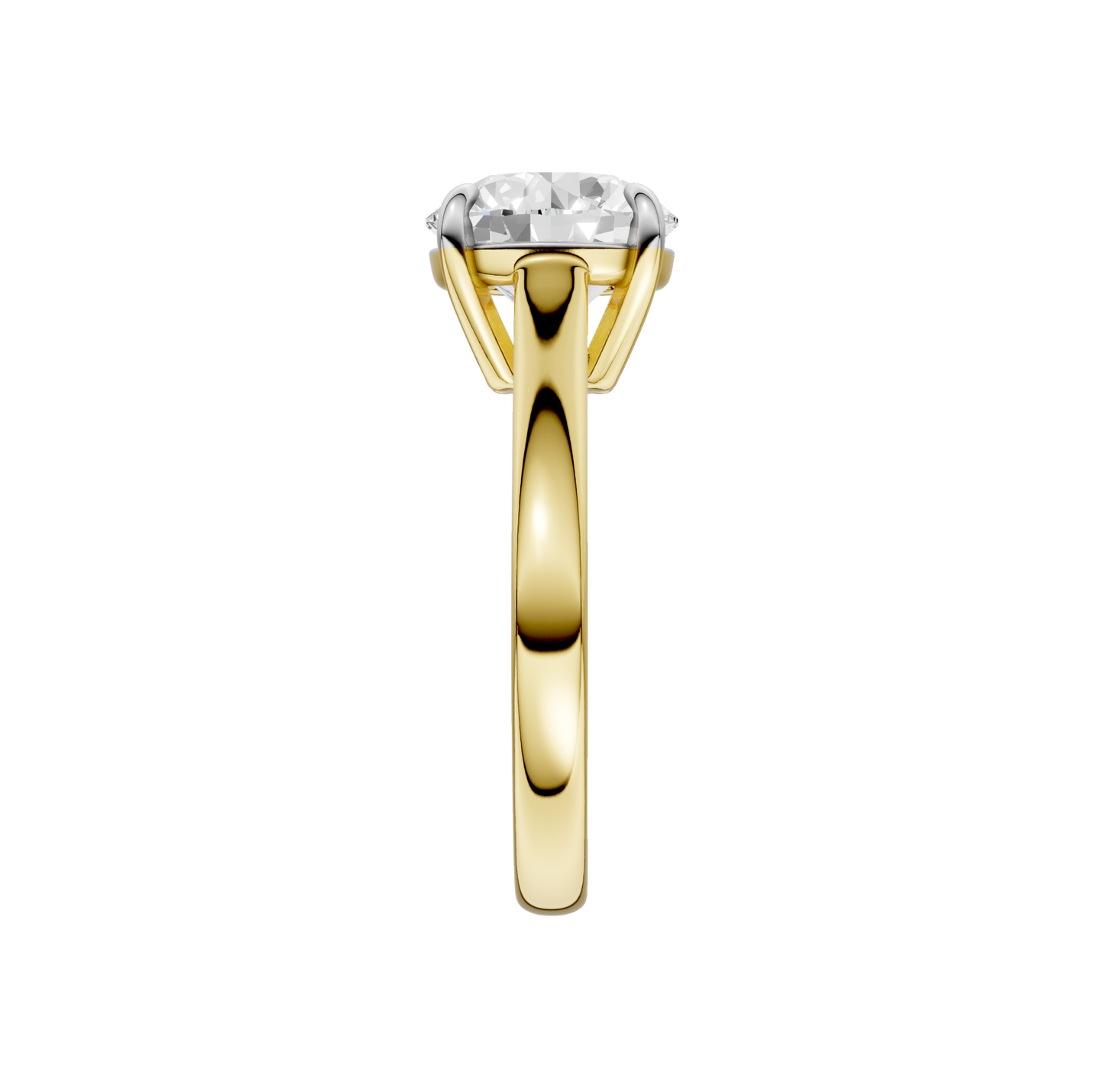 3.00ct Round Certified Solitaire Lab Diamond Ring