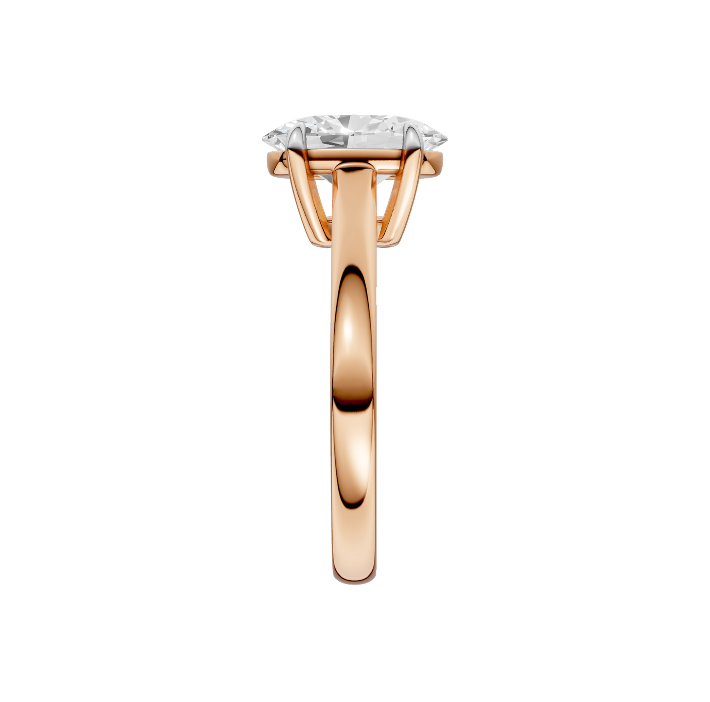 2.00ct Oval Certified Solitaire Lab Diamond Ring