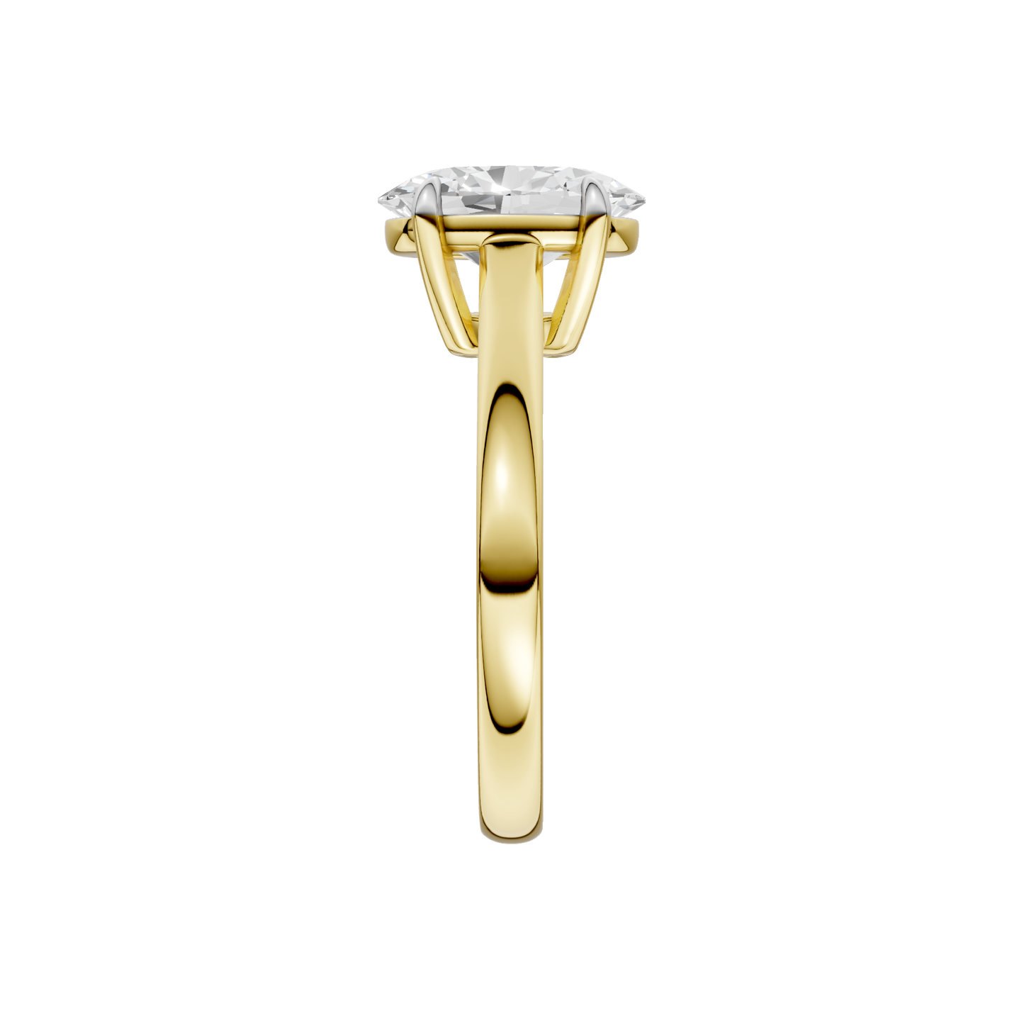 2.00ct Oval Certified Solitaire Lab Diamond Ring