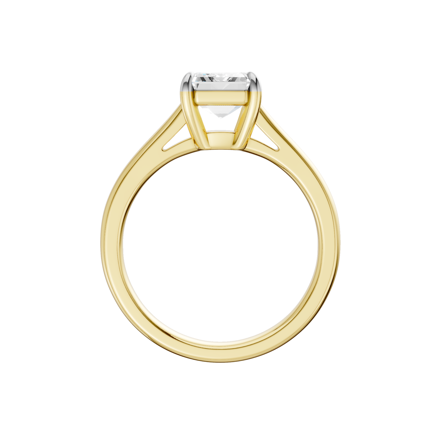 2.00ct Emerald Certified Solitaire Lab Diamond Ring