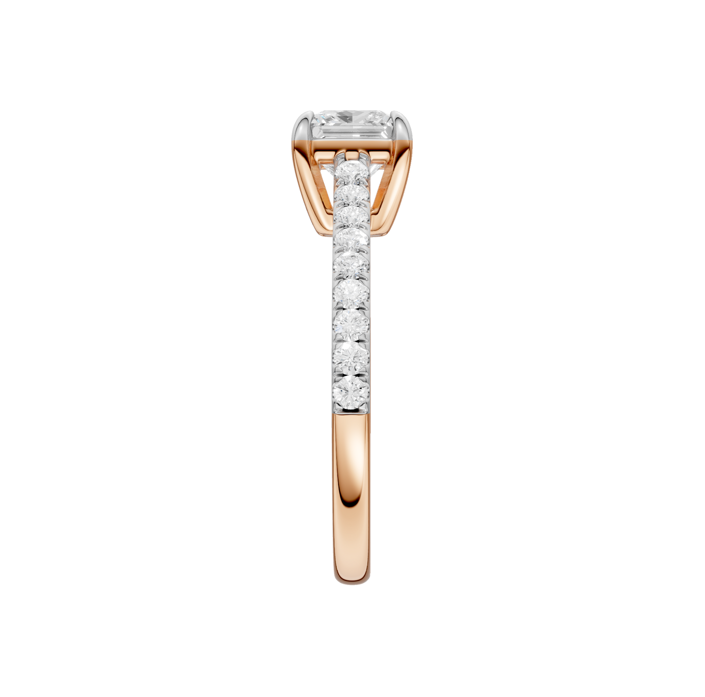 1.75ct Princess Certified Lab Diamond Ring