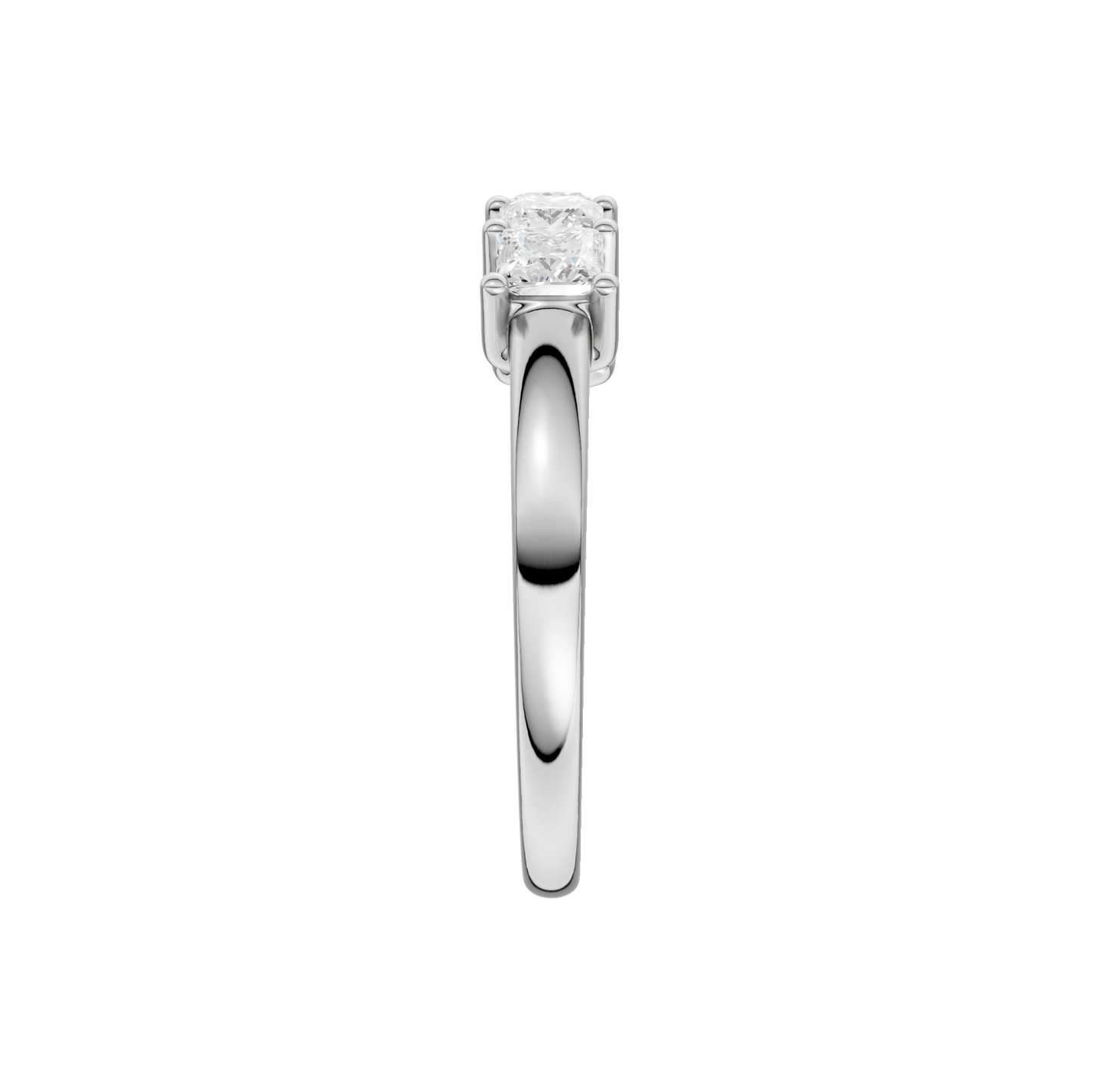 1.00ct Princess Certified Lab Diamond Band