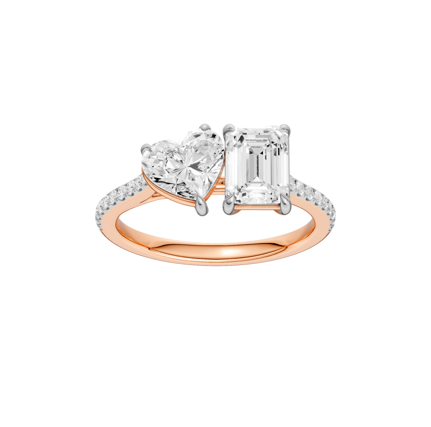 2.15ct Emerald Certified Lab Diamond Ring