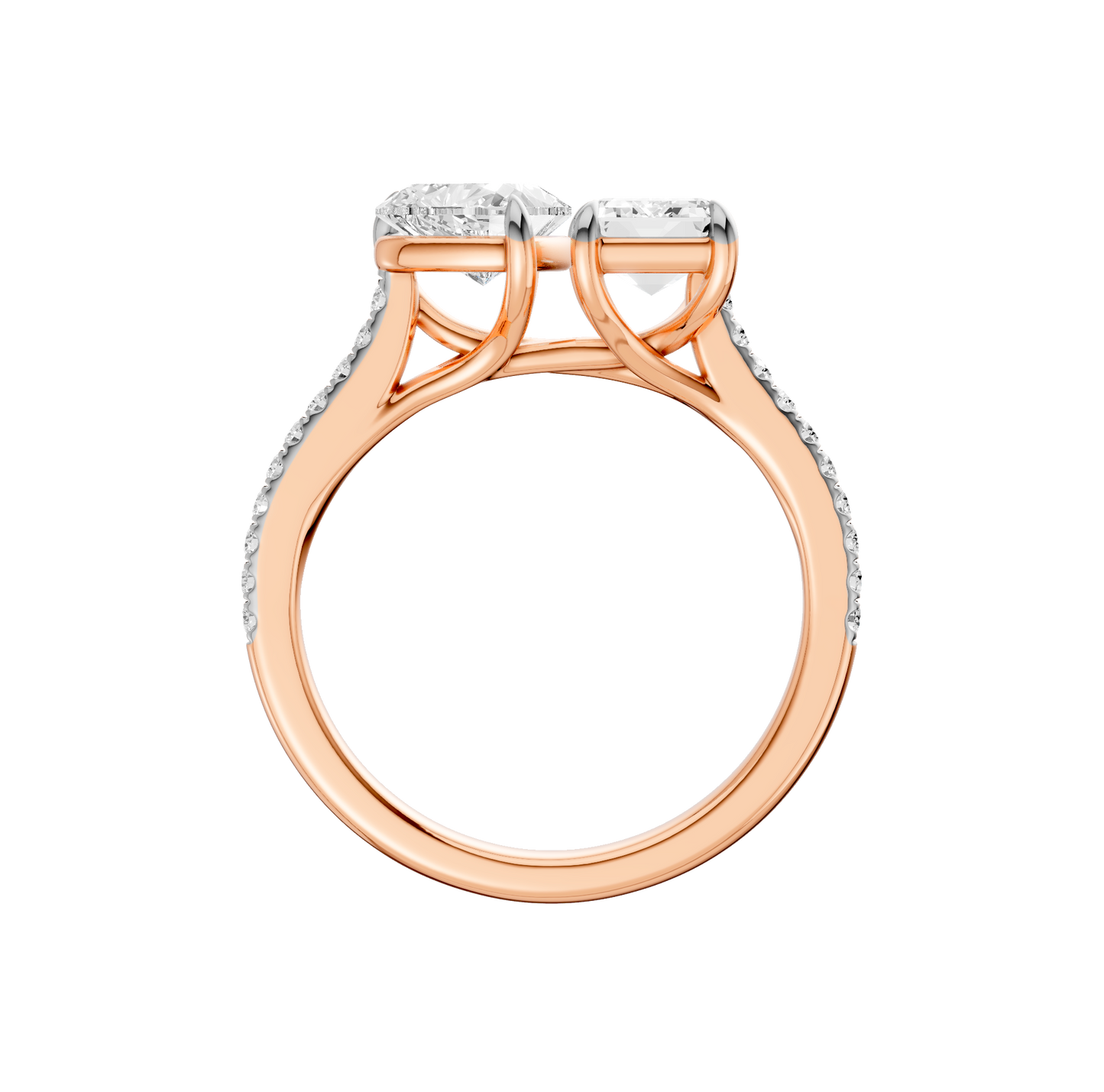 2.15ct Emerald Certified Lab Diamond Ring