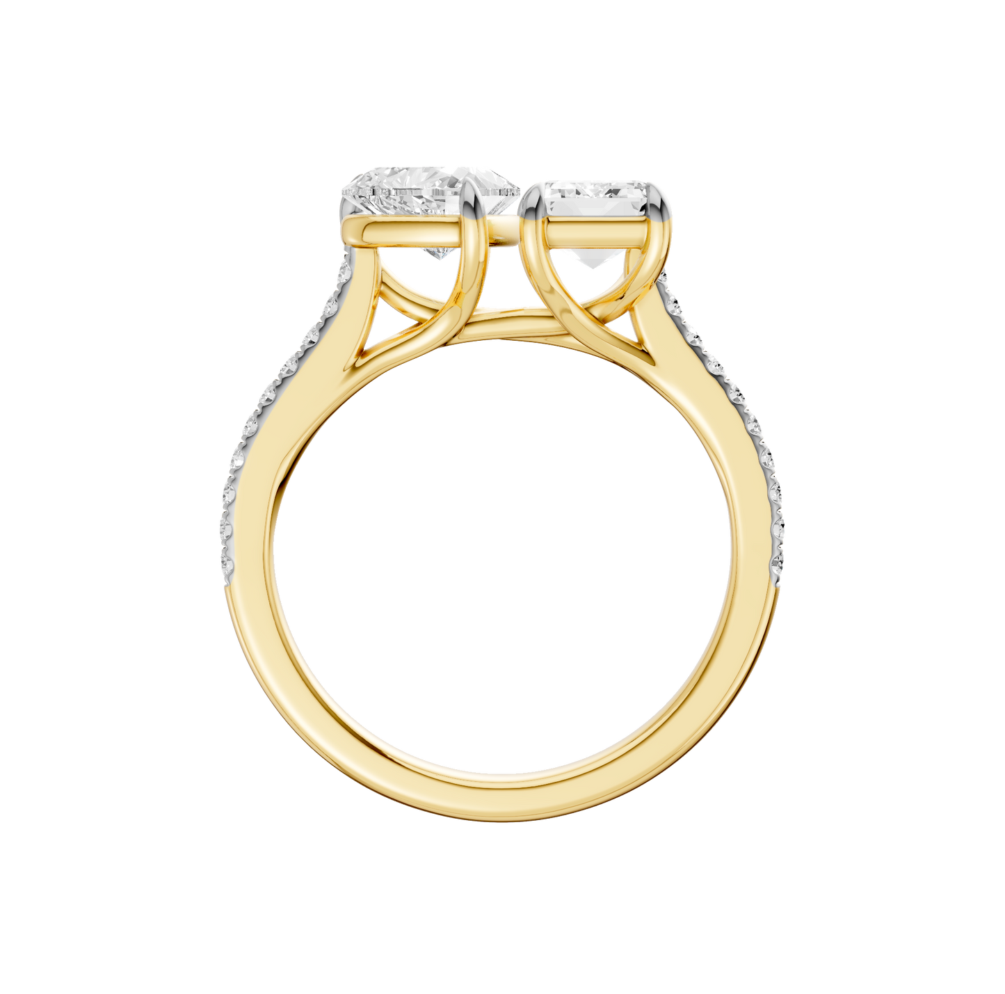 2.15ct Emerald Certified Lab Diamond Ring
